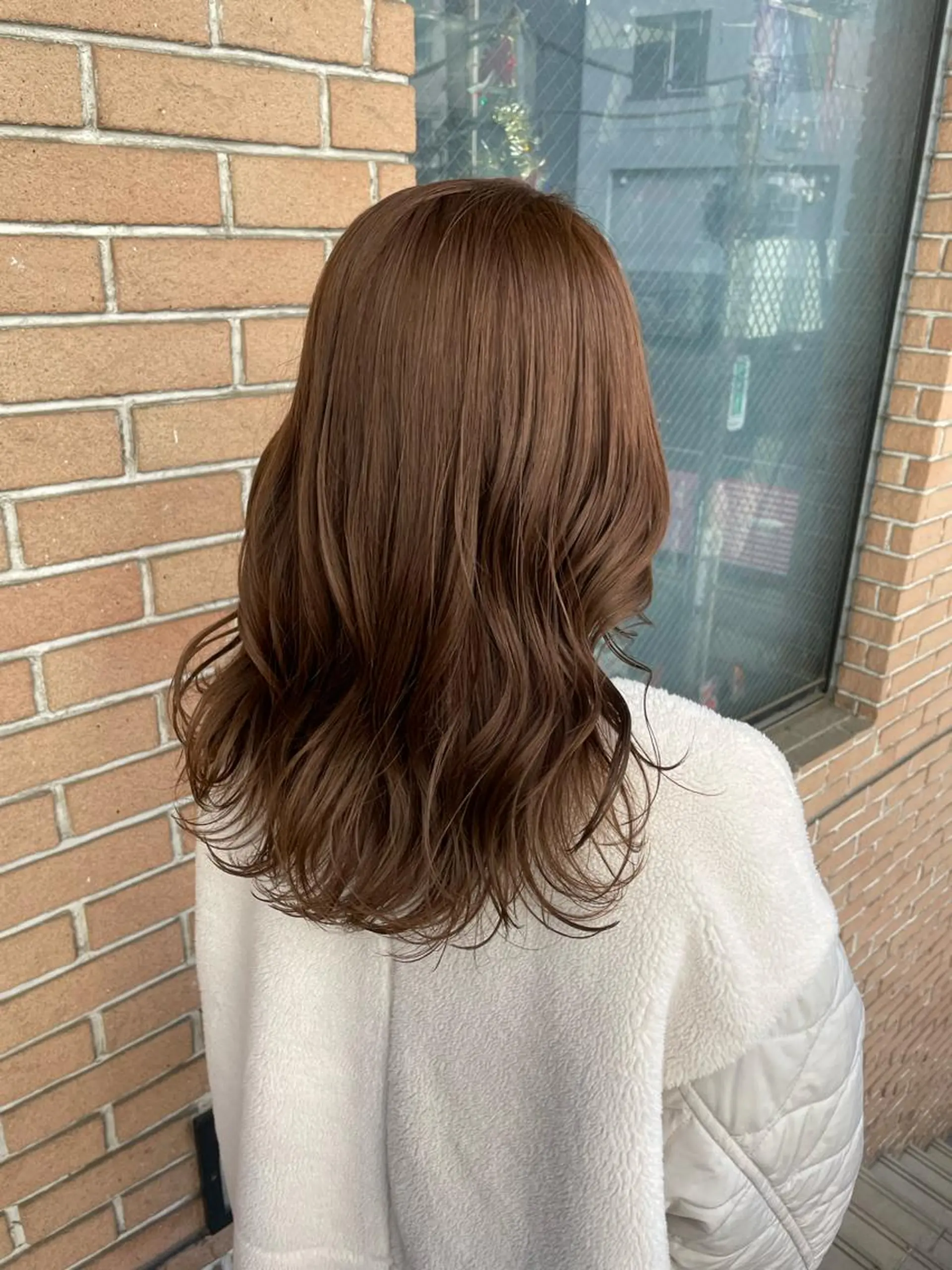 ミディアム カラー ケアカラー ボブヘアカット Rikapi❤️のヘアスタイル