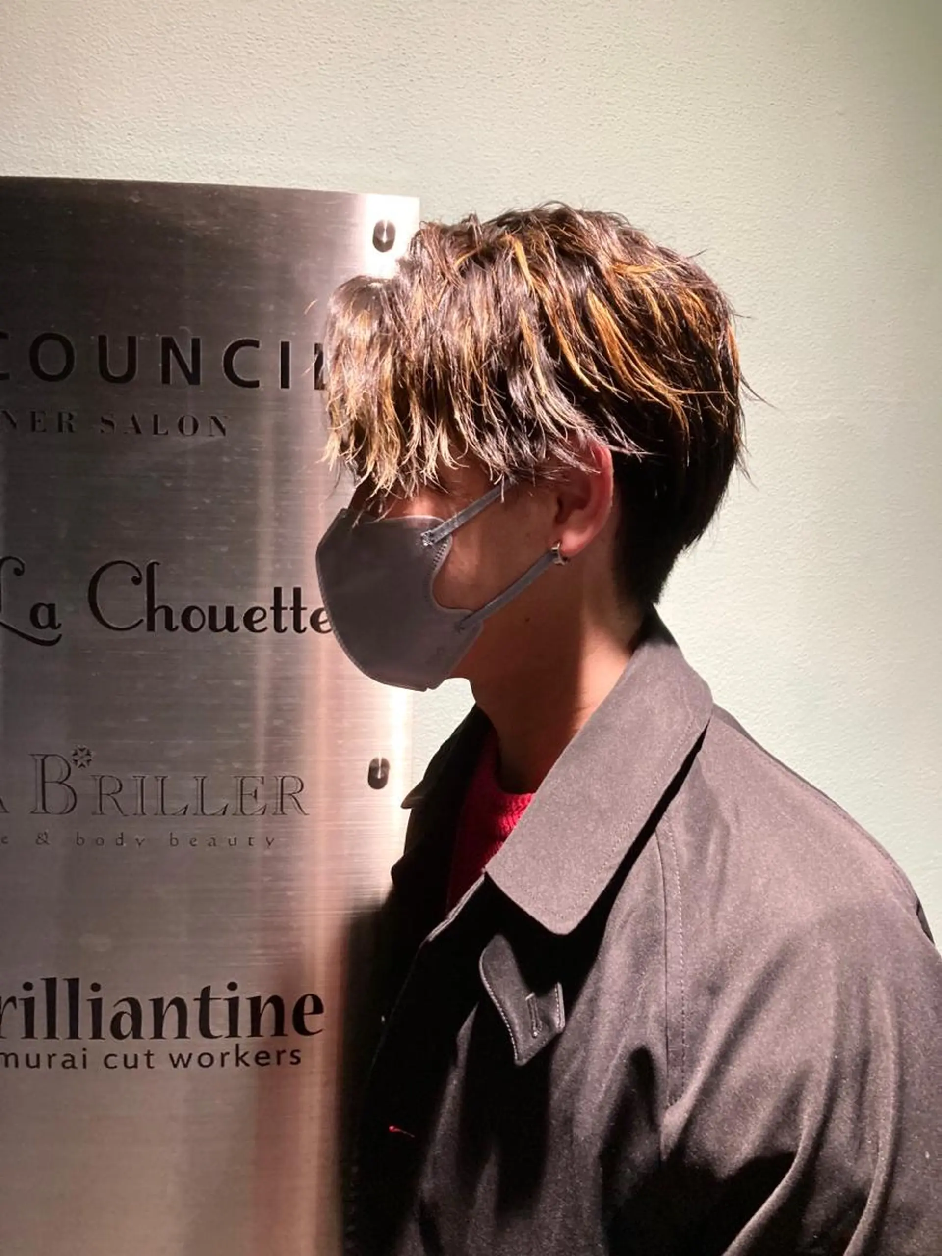 メンズ メンズハイライト レイヤーカット ♥kanaのヘアスタイル