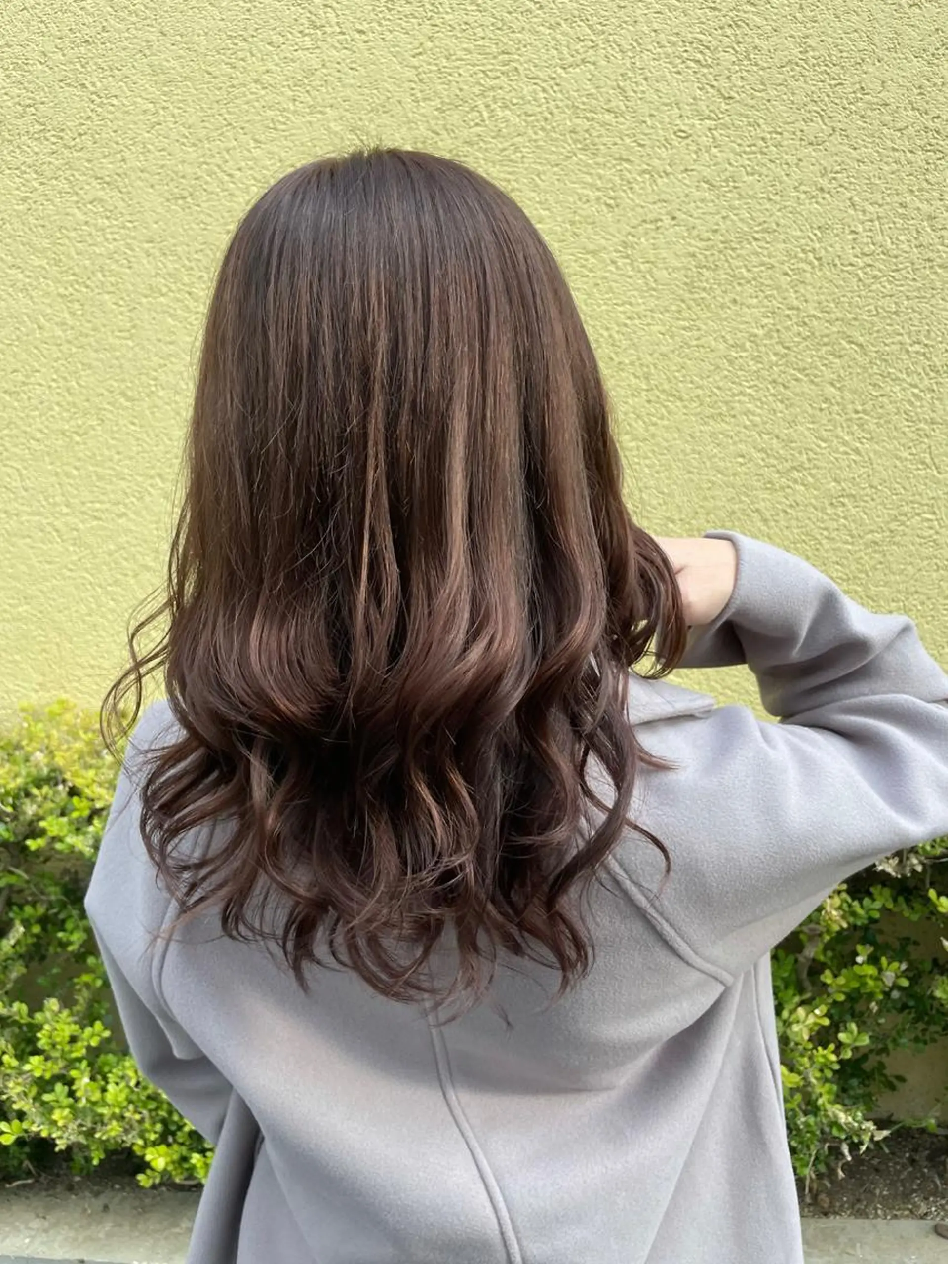 セミロング カラー GO TODAY SHARE SALON 原宿本店所属・ブリーチ/ハイトーン 艶カラー/ユリナのヘアスタイル