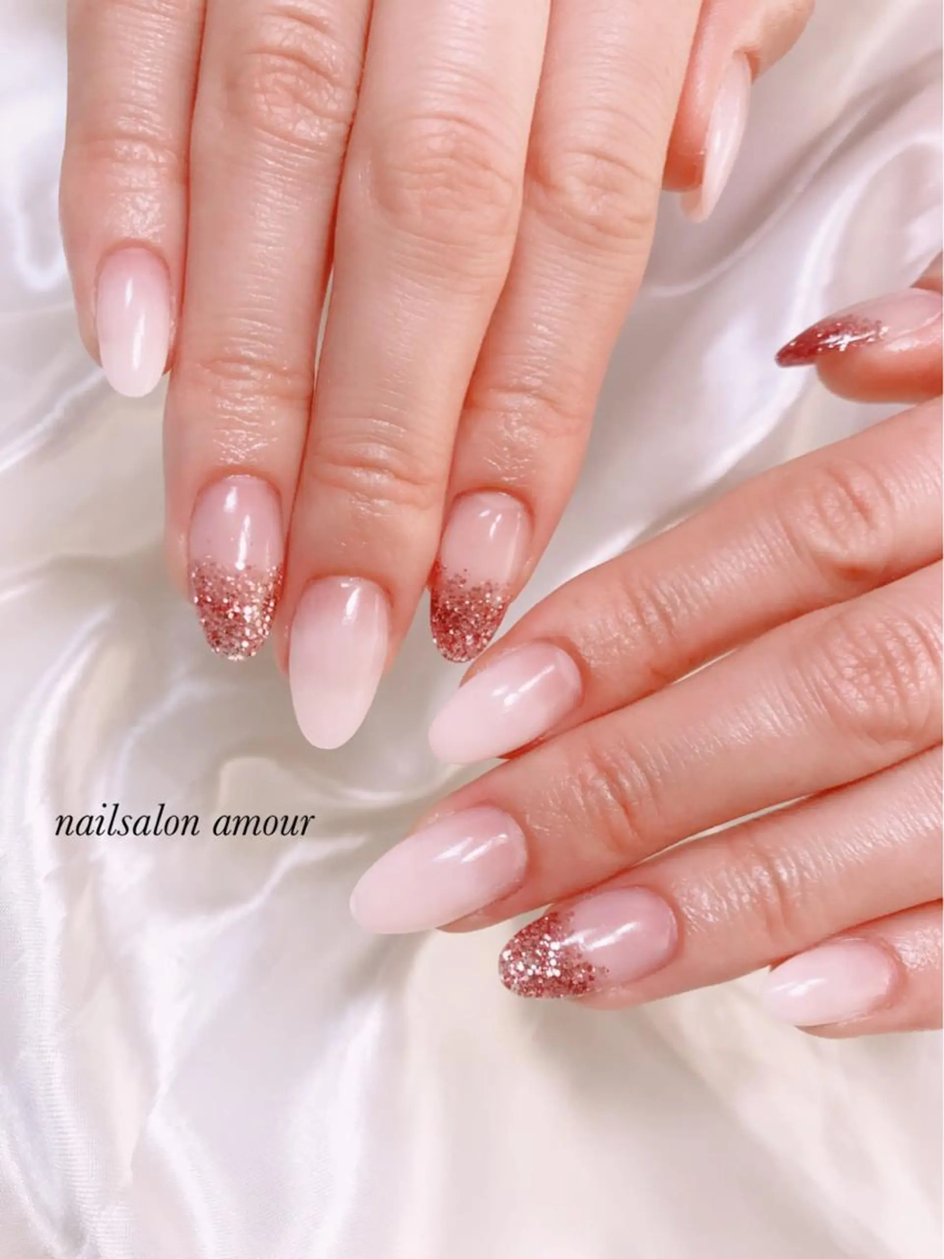 ネイル ラメ(グリッター) nailsalon ♡amour♡のネイルデザイン