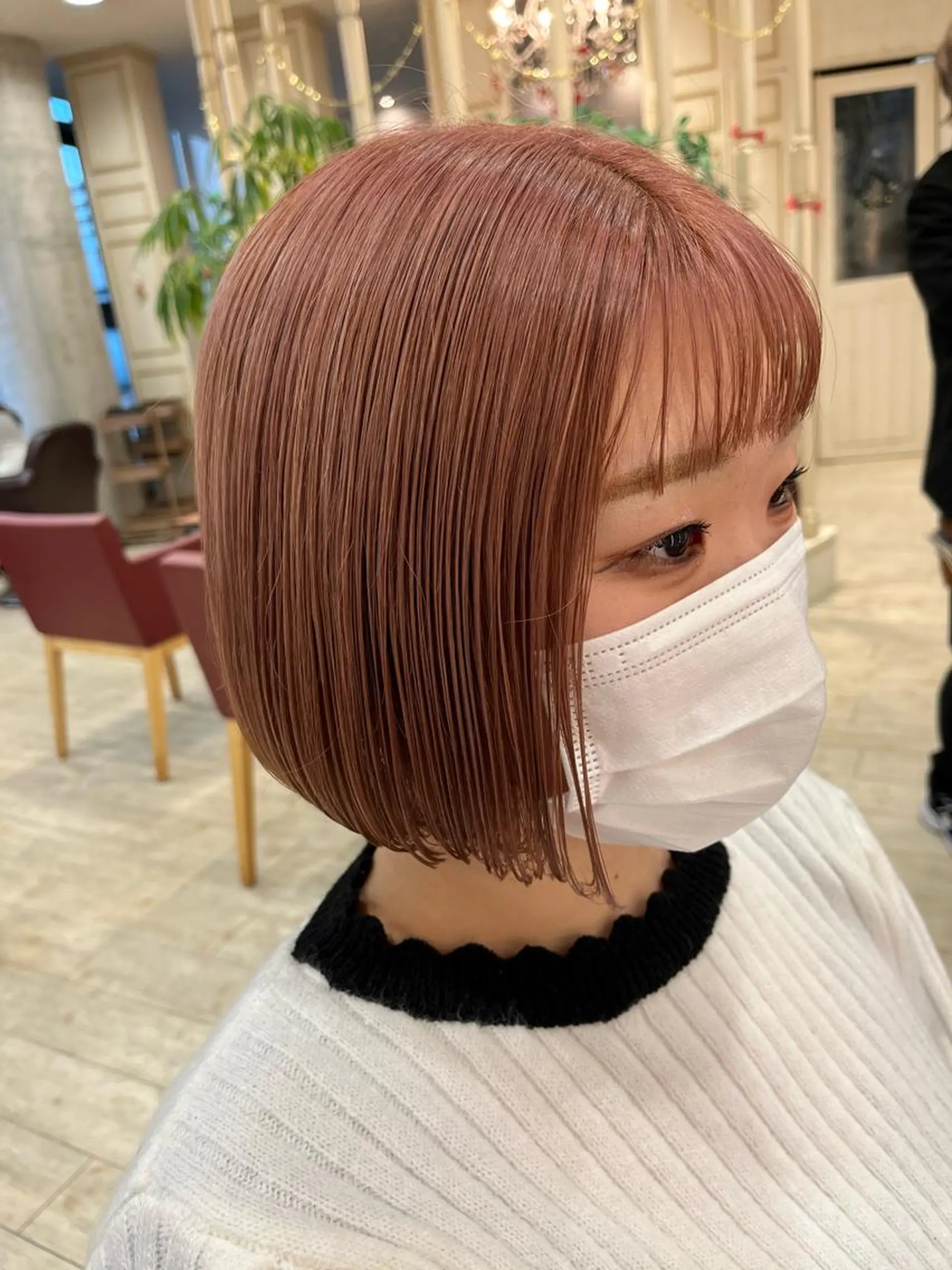 ショート カラー ハイトーンカラー ボブ サソウ ユリエ🥥のヘアスタイル