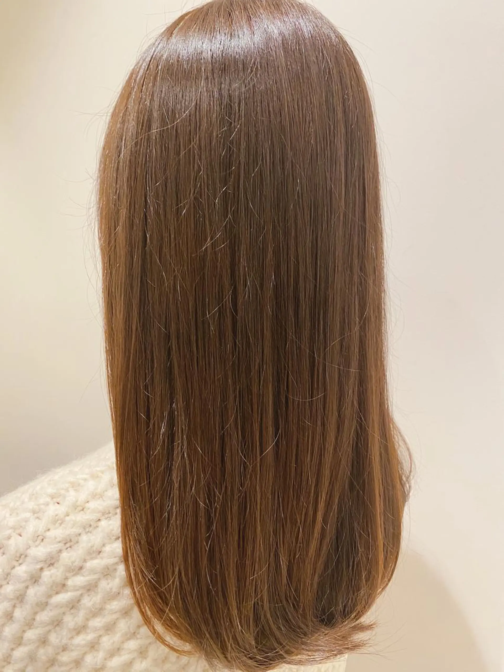 ミディアム カラー カット ヘアカラー トリートメント 🌹艶髪カラー🌹 津田晴加【西荻窪】のヘアスタイル