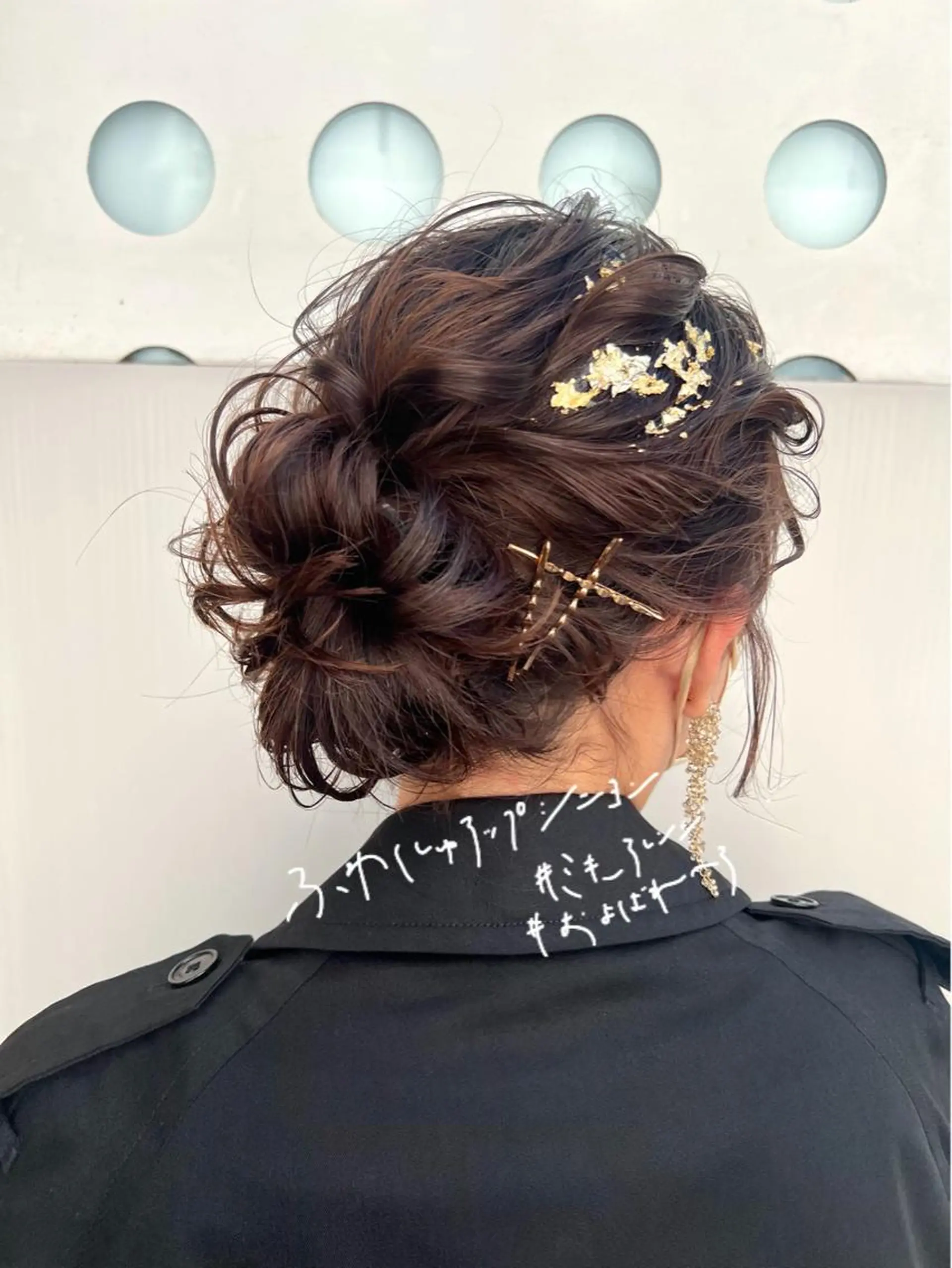 ミディアム ヘアアレンジ 結婚式・ブライダル ボブ ヘアセット GrandStory SHIBUYA所属・卒業式お呼ばれ🕊️ ヘアセット✴︎ミキのヘアスタイル