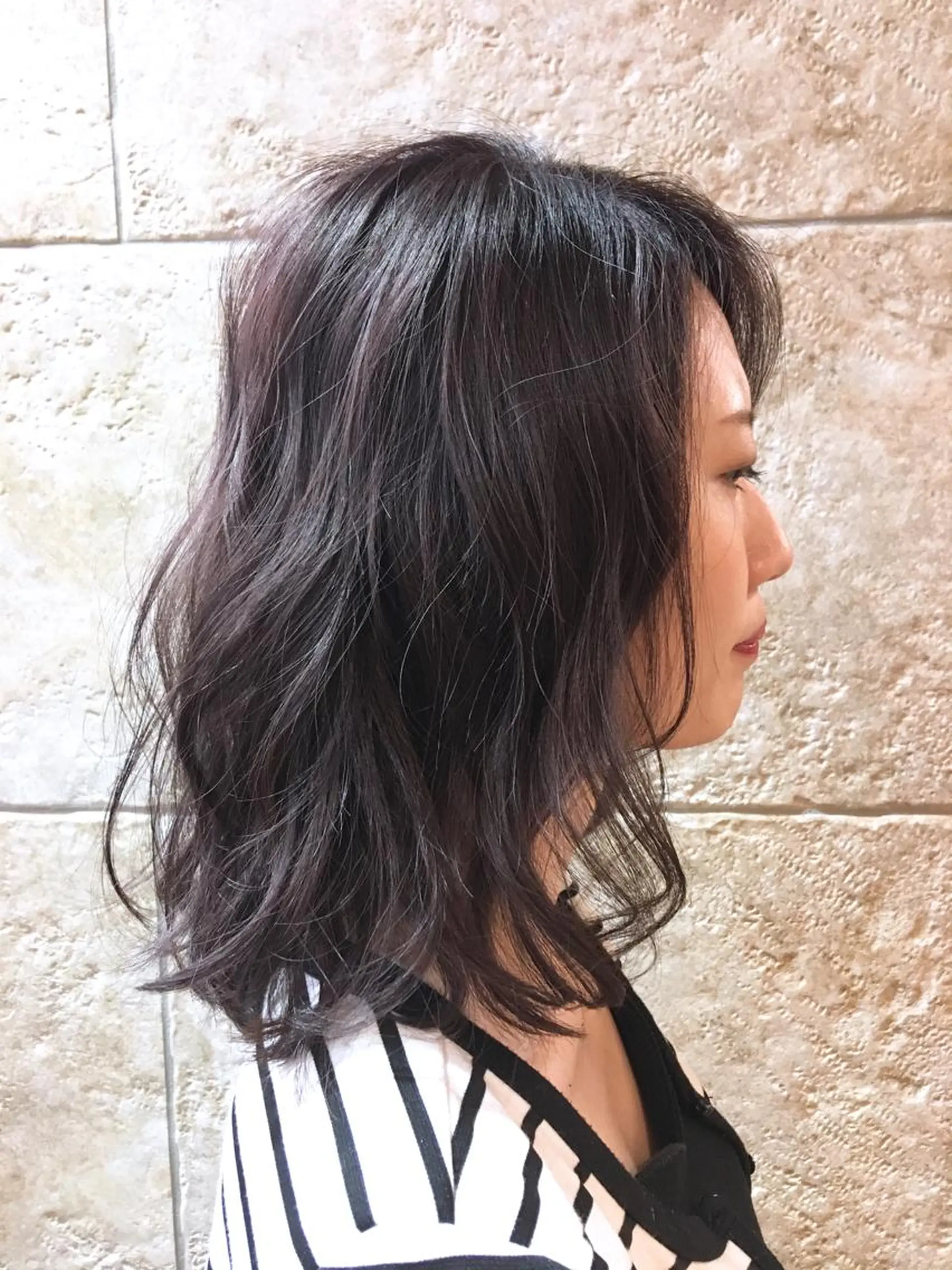 ミディアム カラー 斉藤 貴也のヘアスタイル