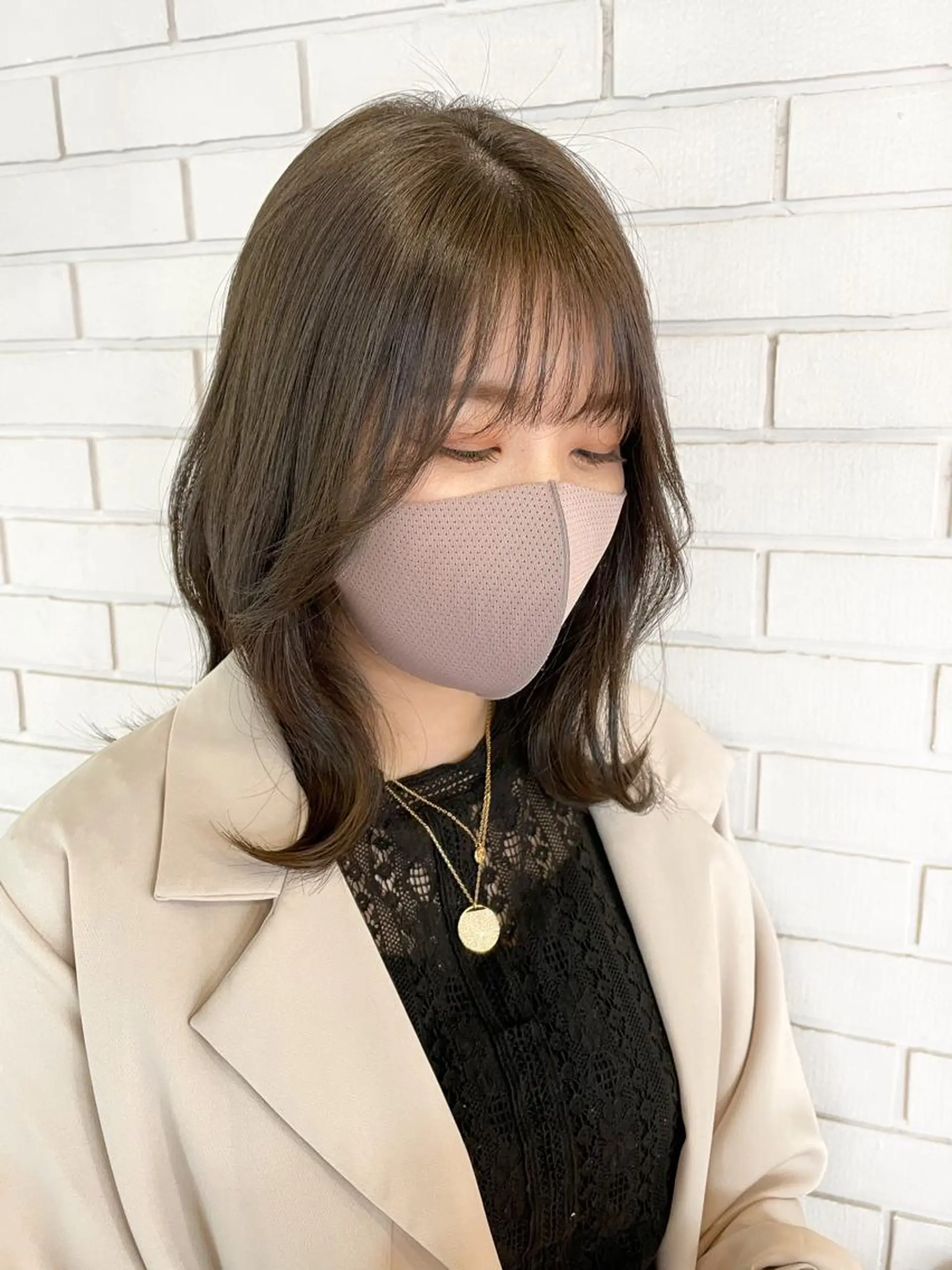 ミディアム 杉村 未来のヘアスタイル