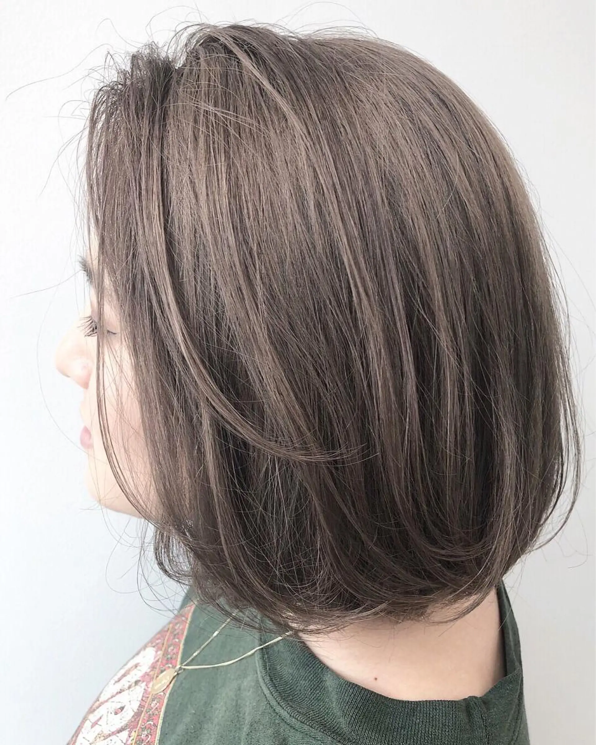 ミディアム カラー ヘアアレンジ 透明感カラー ハイライトカラー ハイライト 【公式】amble luxe池袋東口🩷のヘアスタイル