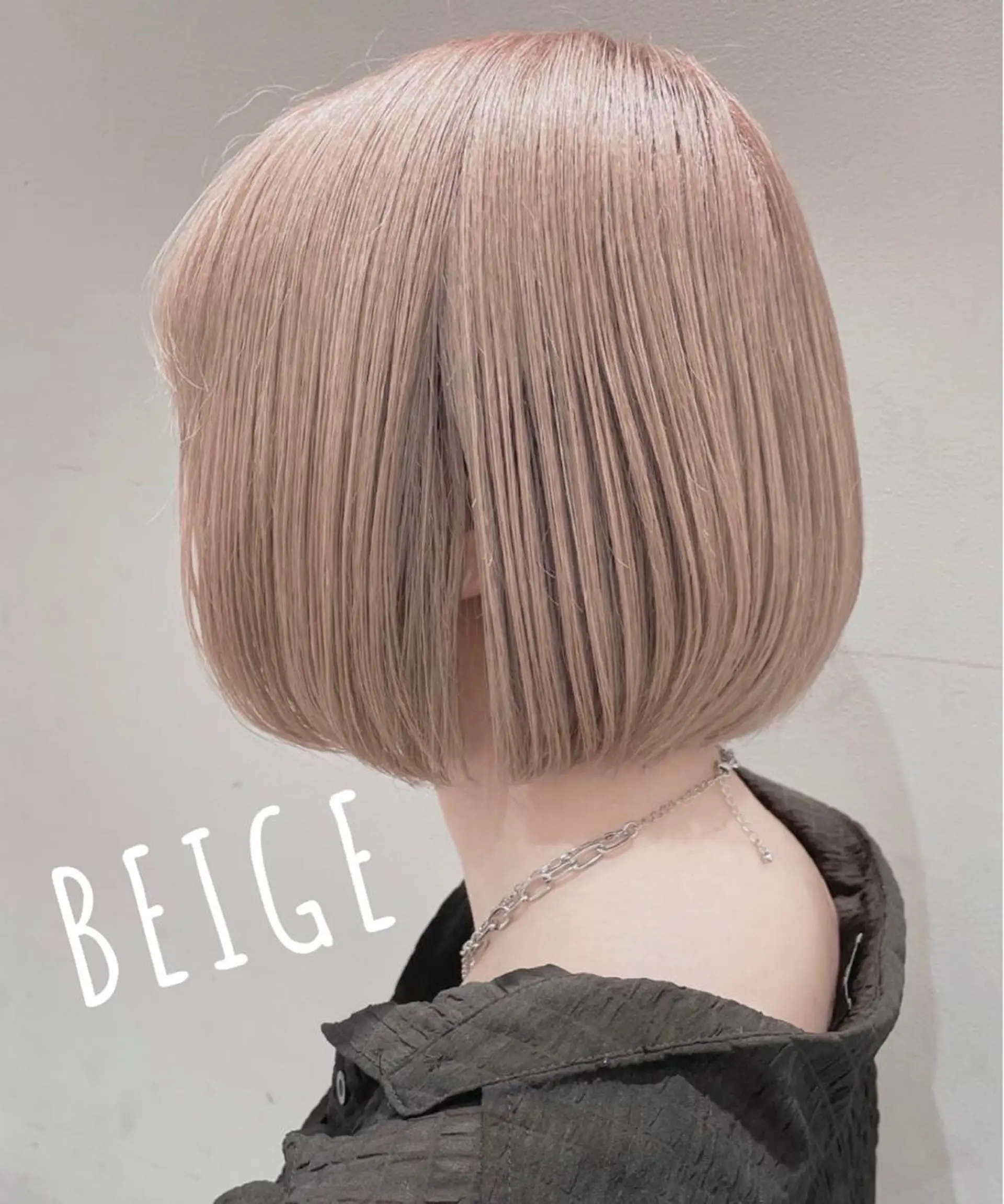 ショート カラー カット ヘアカラー トリートメント 💎小顔前髪&髪質 改善カラー💎片桐のヘアスタイル