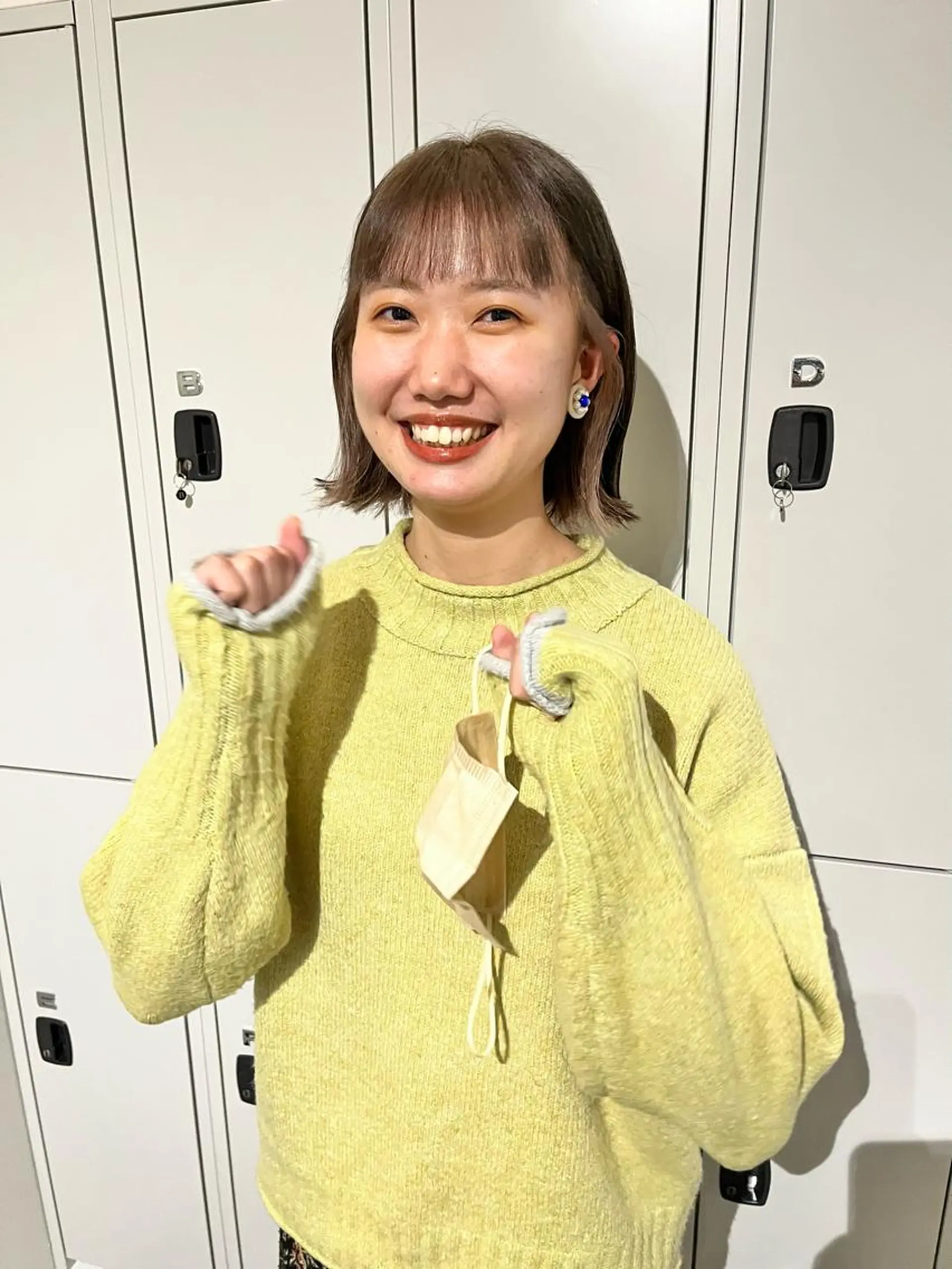 ショート カラー 切りっぱなしボブ ベージュカラー ブリーチ グレージュ ハイトーンカラー カット ヘアカラー ショート/パーマ/ カラー/FUKOのヘアスタイル