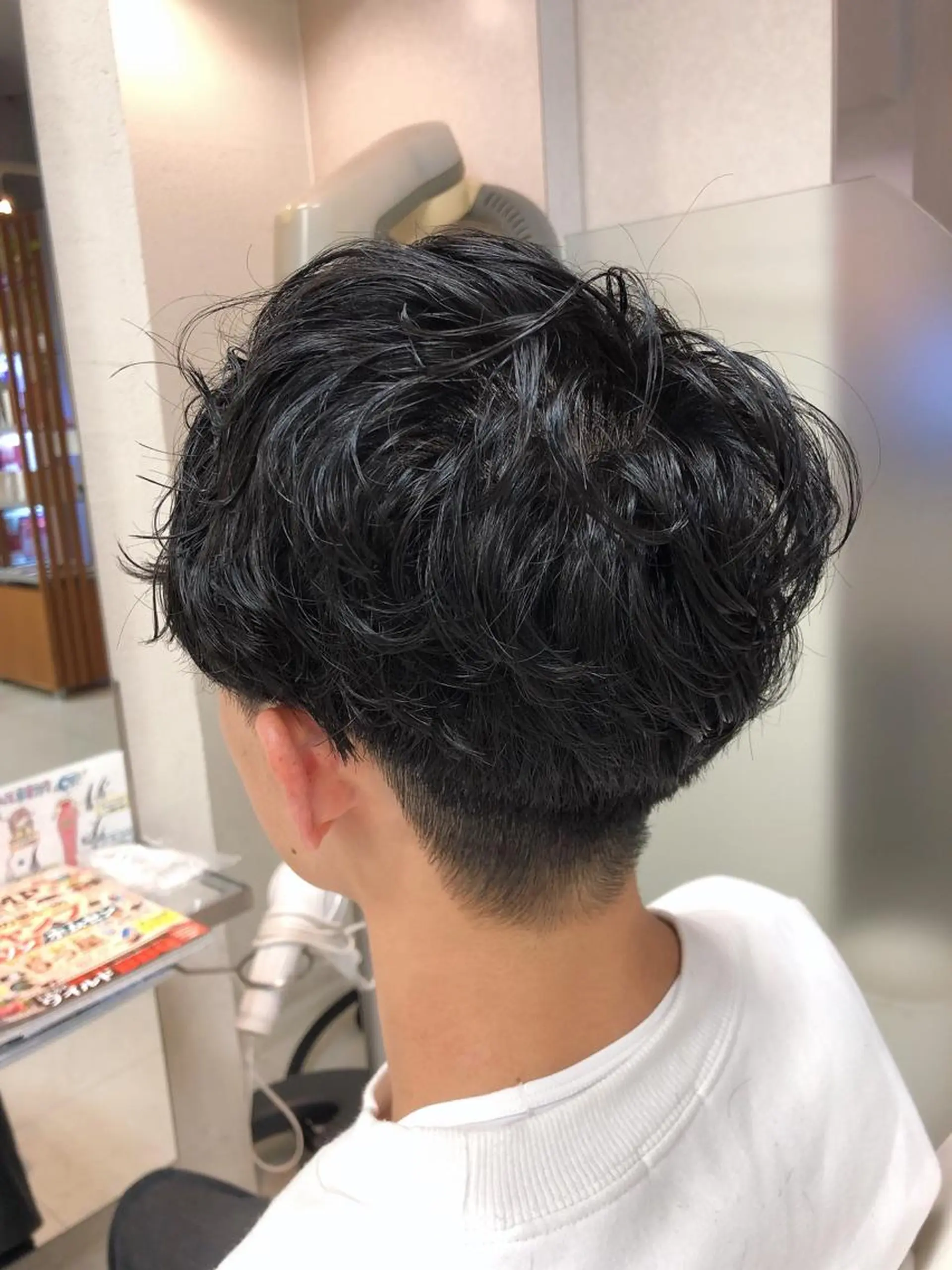 メンズ マッシュ メンズパーマ カット パーマ 阿部 美咲のヘアスタイル