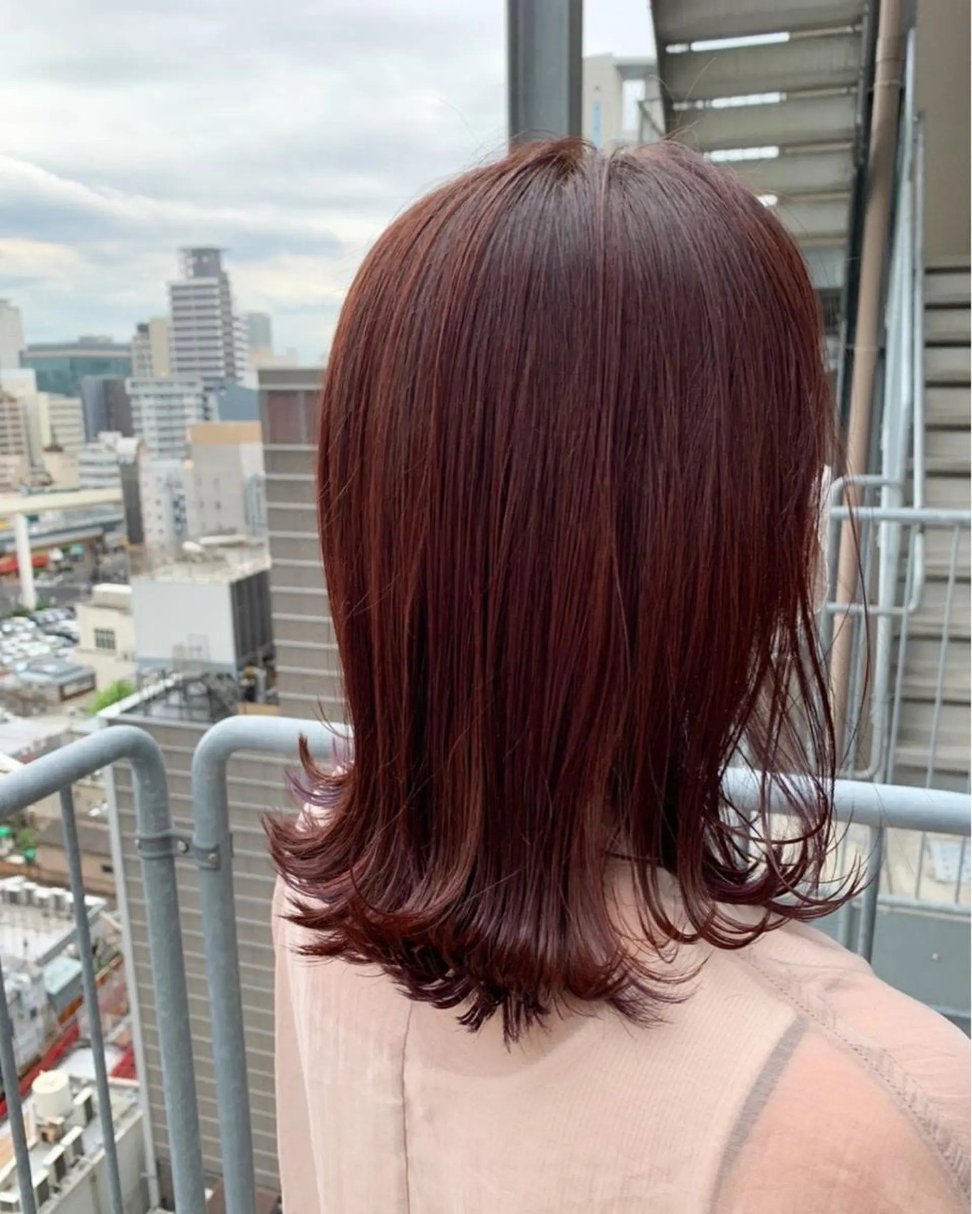 ミディアム カラー ボブ美容師 /馬場 翼のヘアスタイル