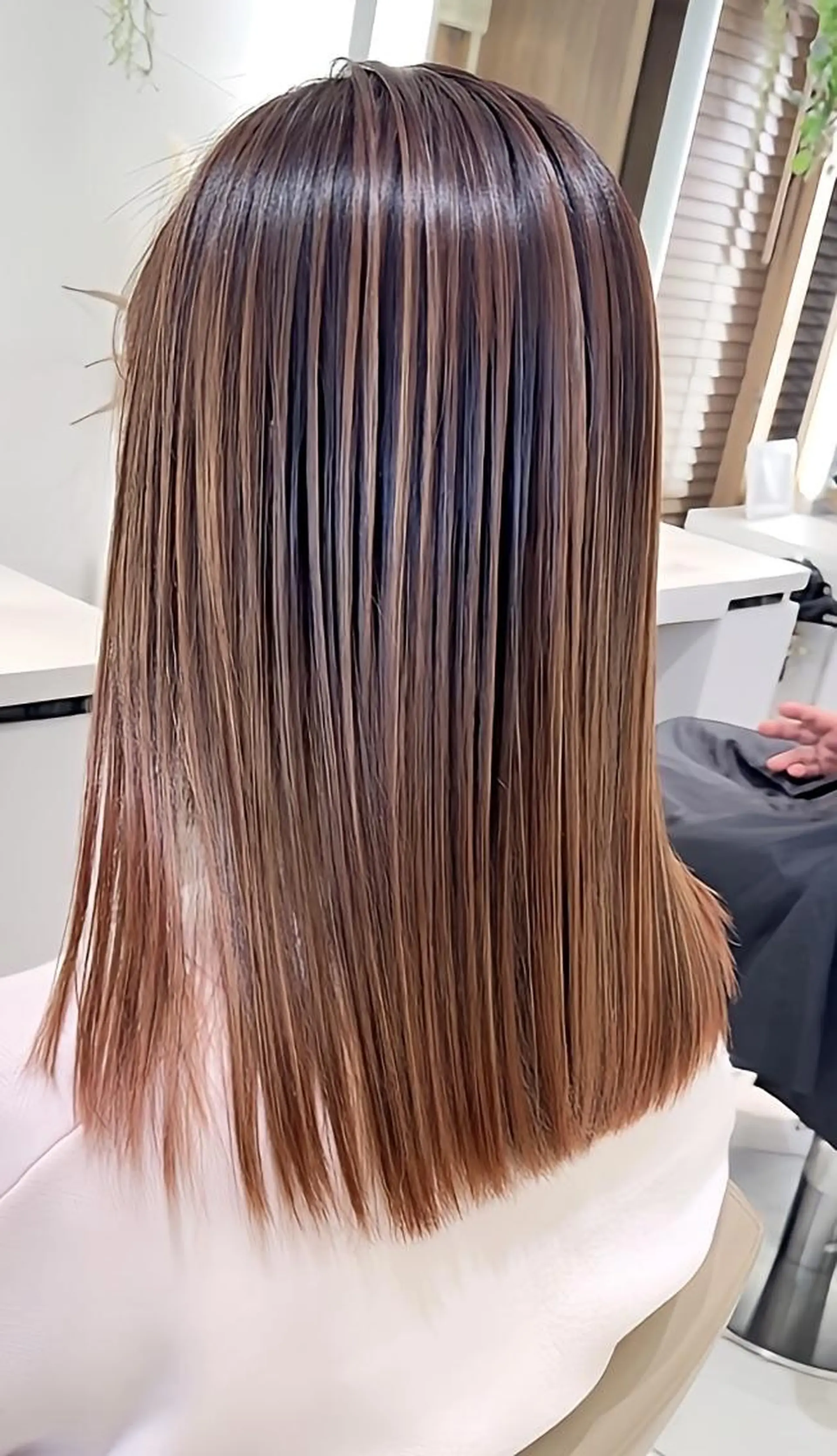 ロング カラー バレイヤージュ 髪質改善 レイヤーカット ヘアカラー トリートメント 大宮/バレイヤージュ 髪質改善/澤田隆誠のヘアスタイル