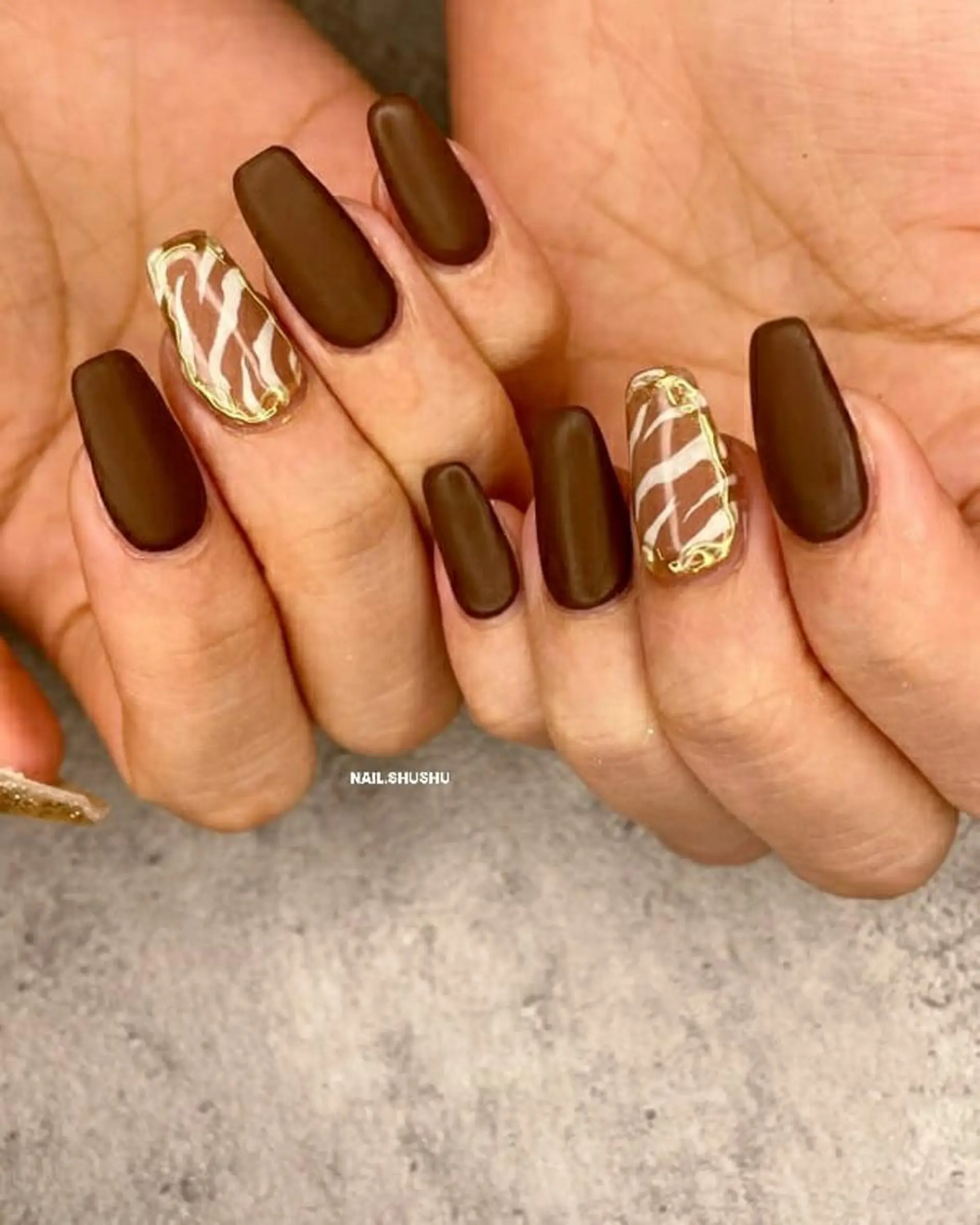 ネイル アートネイル 韓国ネイル 持ち込み ニュアンスネイル シンプルネイル 3dパーツ/流行り 👧shushu❤️のネイルデザイン