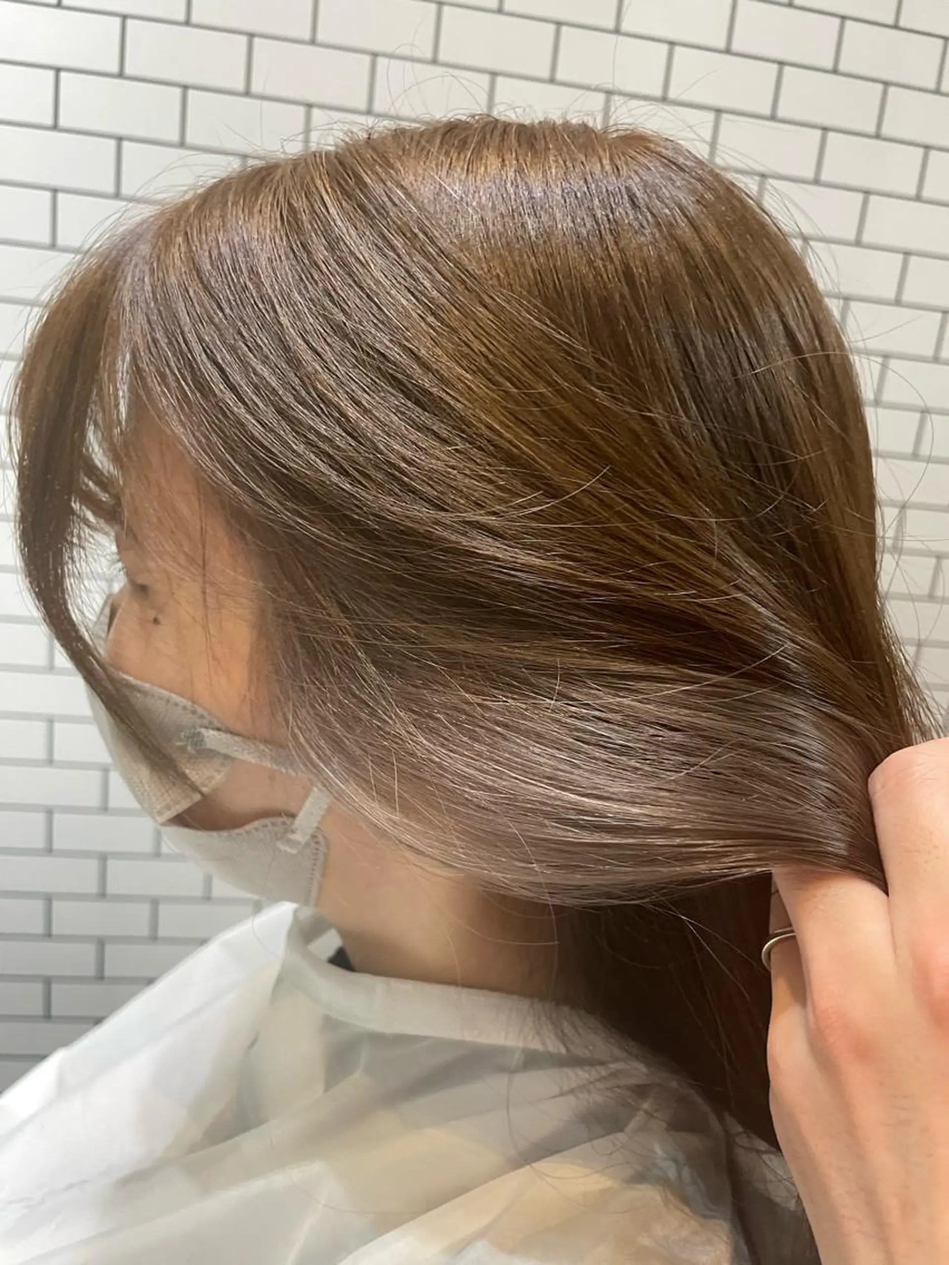 ロング カラー バレイヤージュ ブリーチ ケアブリーチ ダブルカラー イヤリングカラー ✨ハイトーン✨ダブル カラー✨シバサキのヘアスタイル