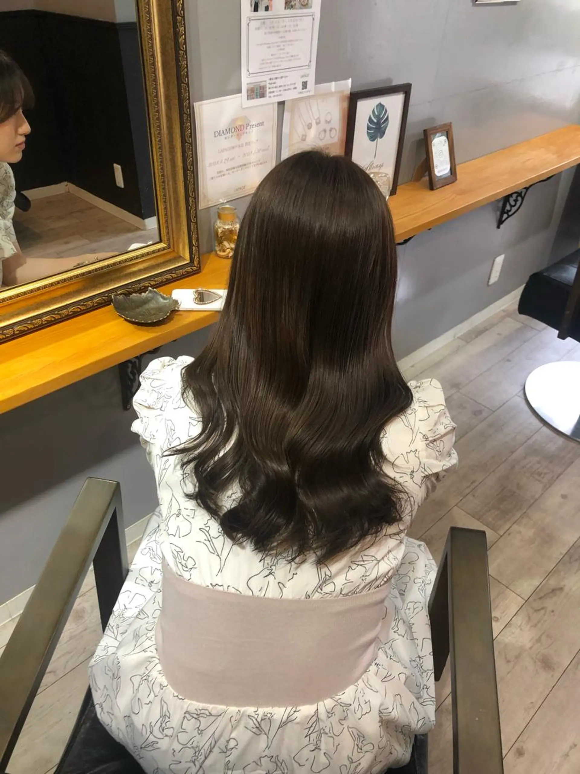 セミロング カラー 渡辺俊介 暗髪カラー /美髪矯正/髪質改善のヘアスタイル