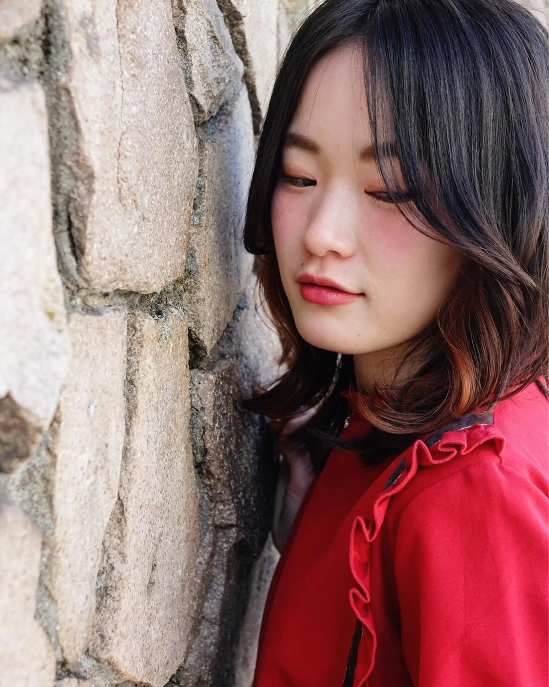 ミディアム カラー MIRUCO by KURAKU所属・マキシ ヤスアキのヘアスタイル