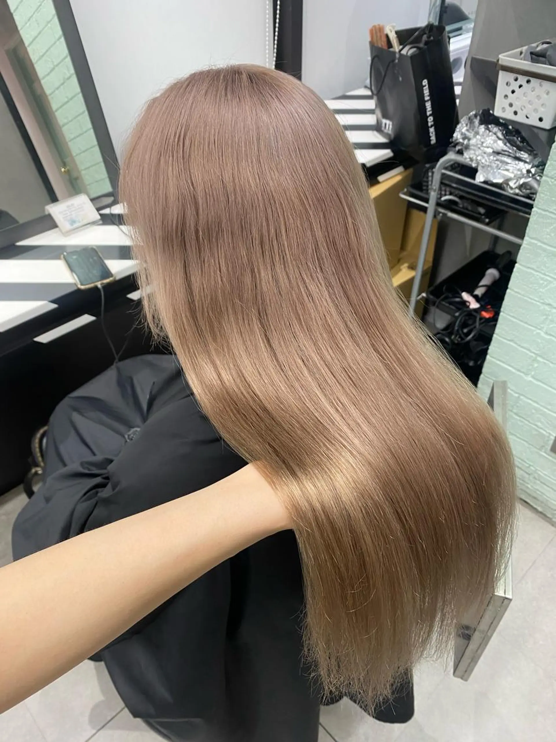 ロング カラー 韓国風モテヘア 🇰🇷aki♡のヘアスタイル