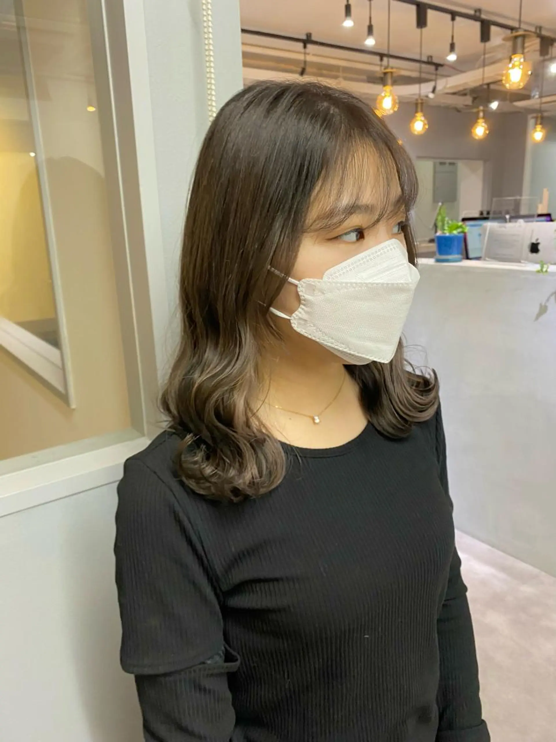 ミディアム カラー ベージュカラー インナーカラー ヘアカラー トリートメント きよはらちさき🍑 柔らかカラー🌱🫧のヘアスタイル