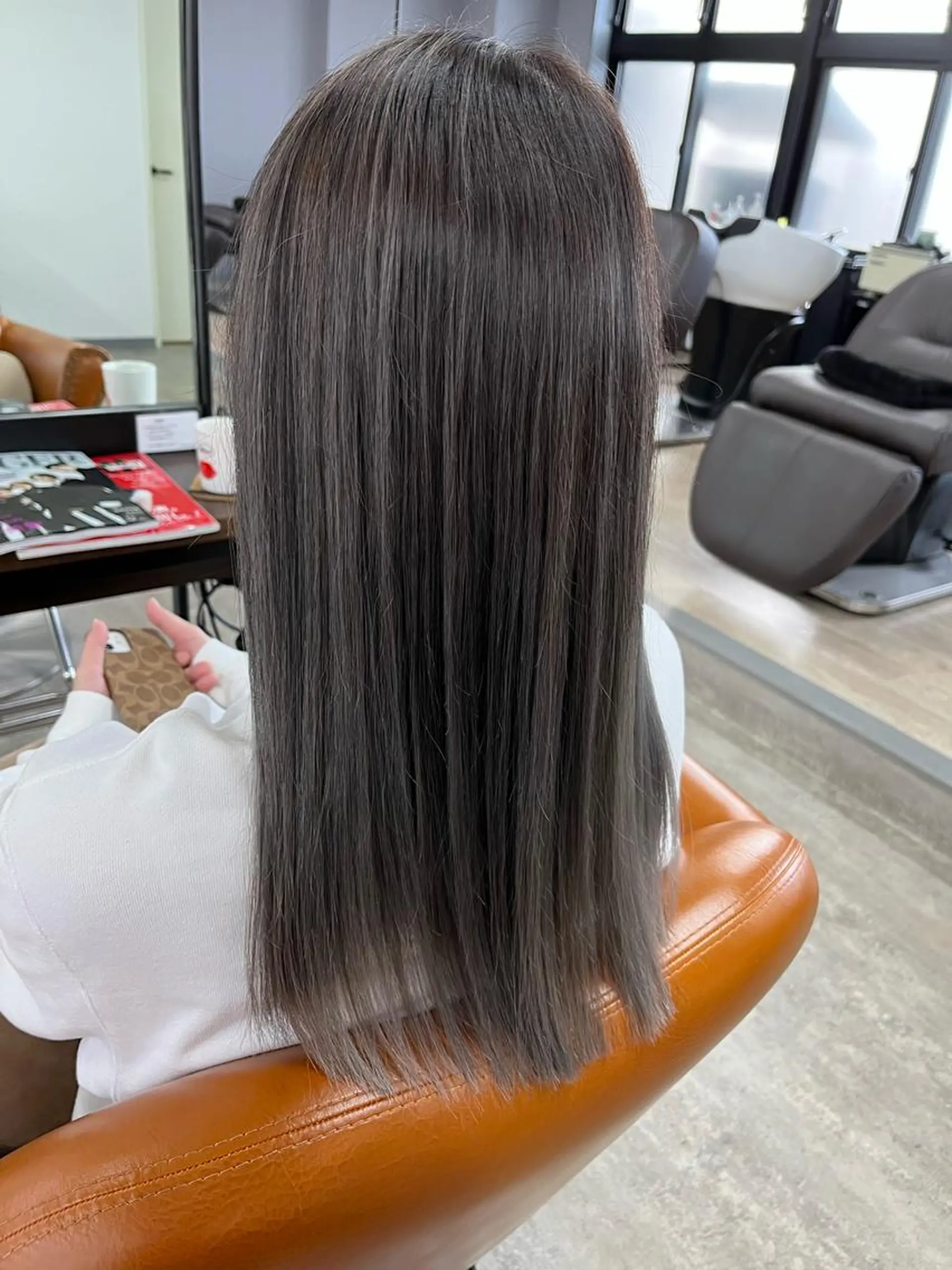 セミロング カラー 🍓若山　未羽🍓 ReCharme新保のヘアスタイル