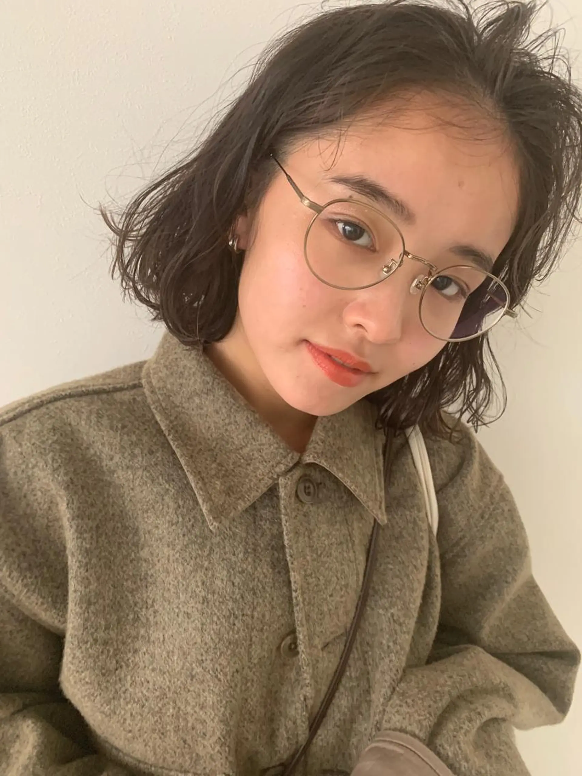 ミディアム カット パーマ ANY／SUE 千葉パーマのヘアスタイル