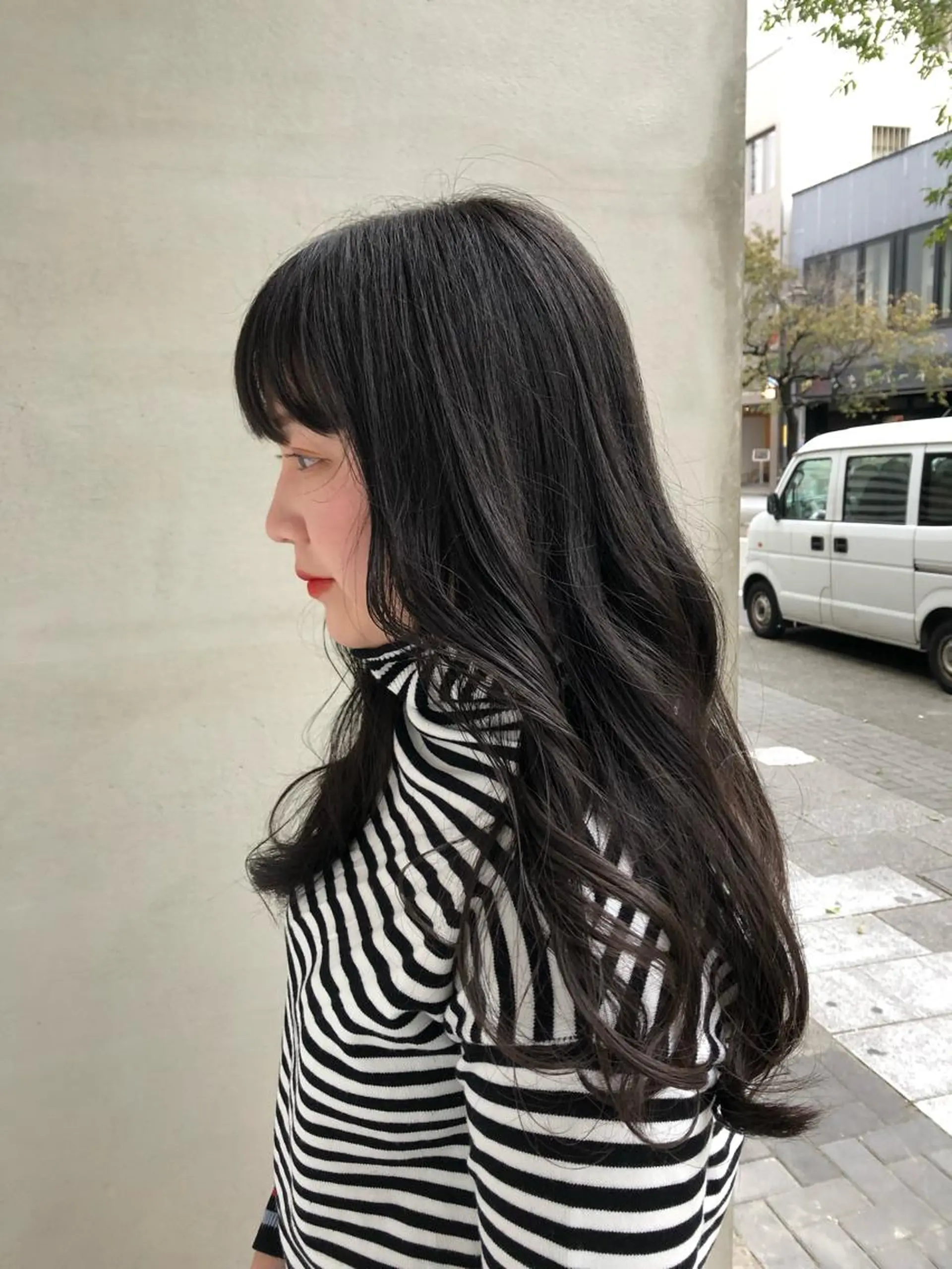 ロング カラー a rikaのヘアスタイル