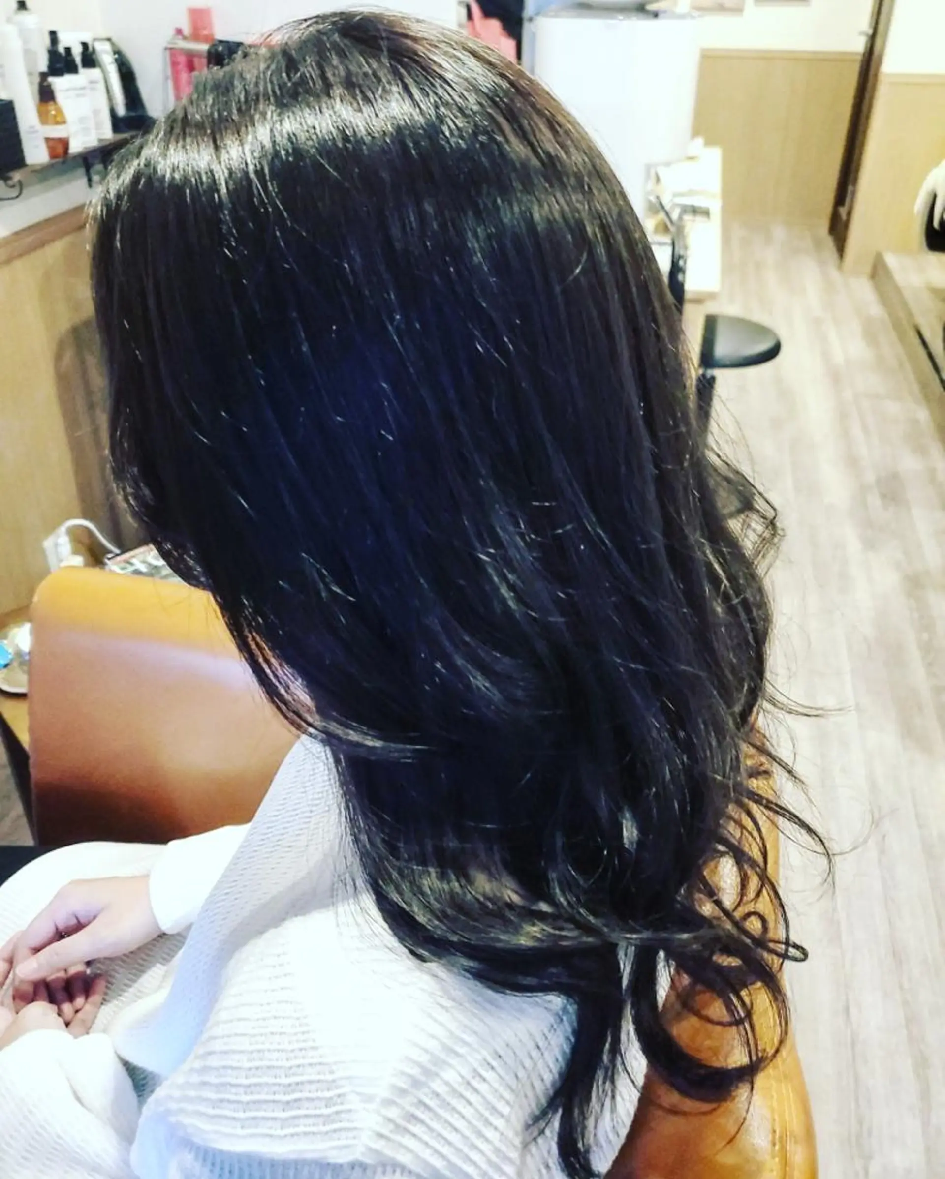 ロング カラー アディクシーカラー 外国人風カラー トリートメント ヘアカラー トリートメント spa hair ark 富井直美のヘアスタイル