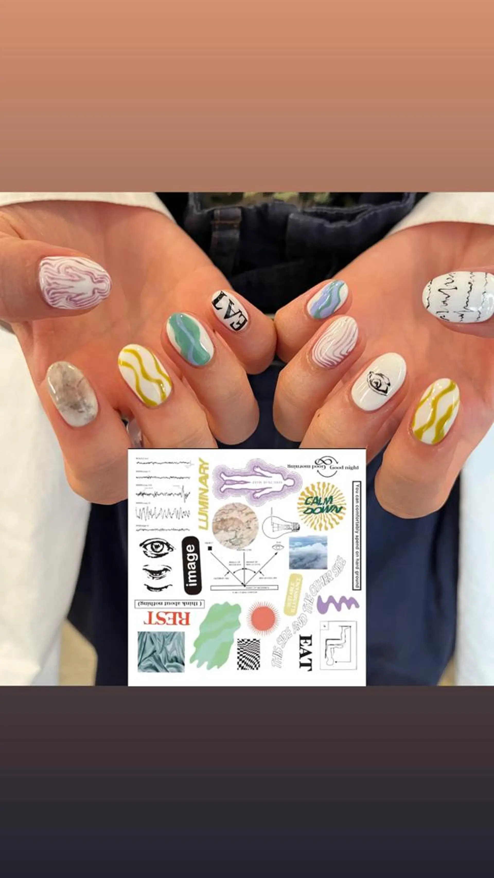 ネイル ハンドネイル Trico Antique所属・岩本 杏のネイルデザイン