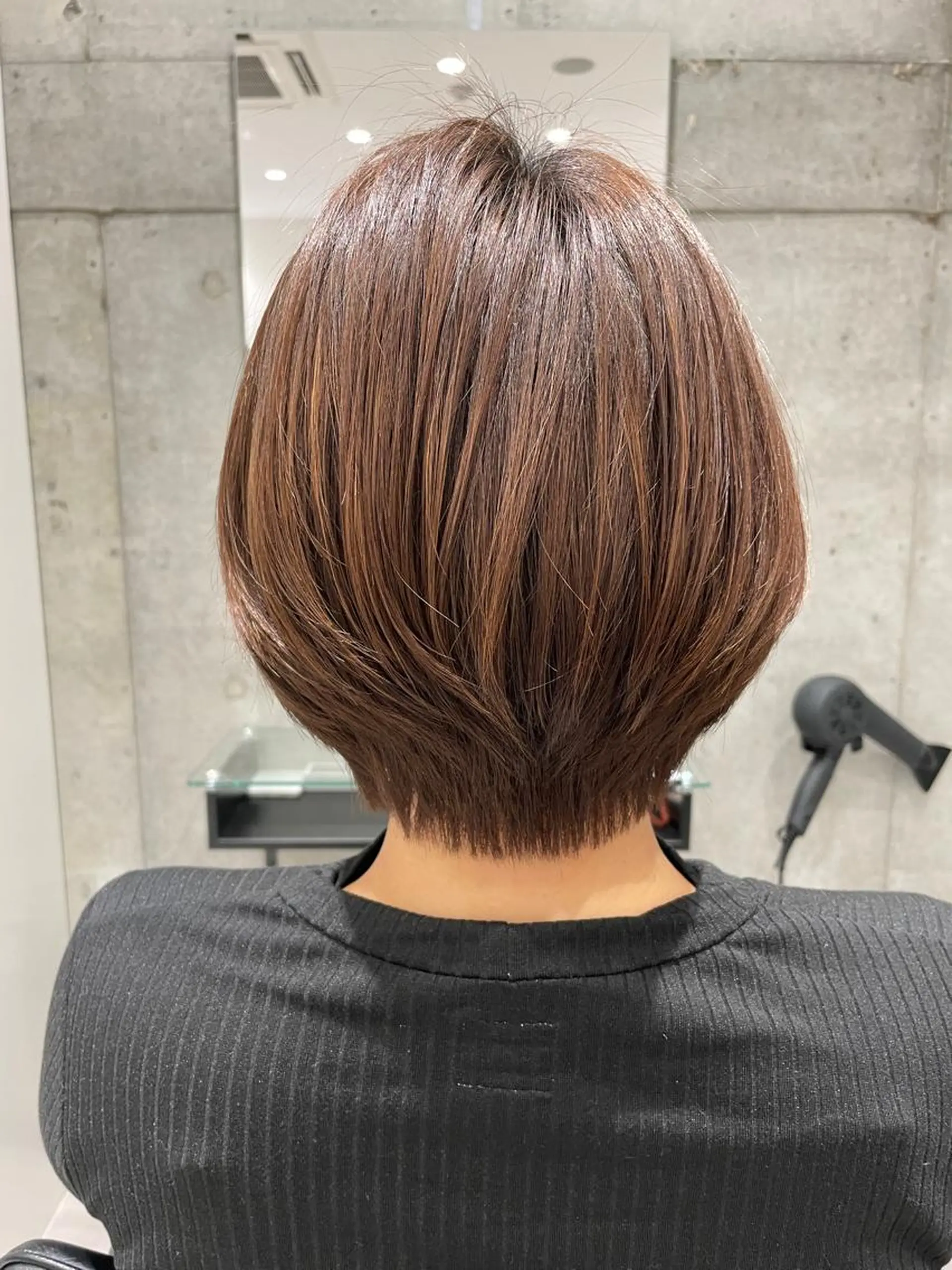 ショート Leyシェアサロン所属・Ken ドライカット ✂️髪質改善のヘアスタイル