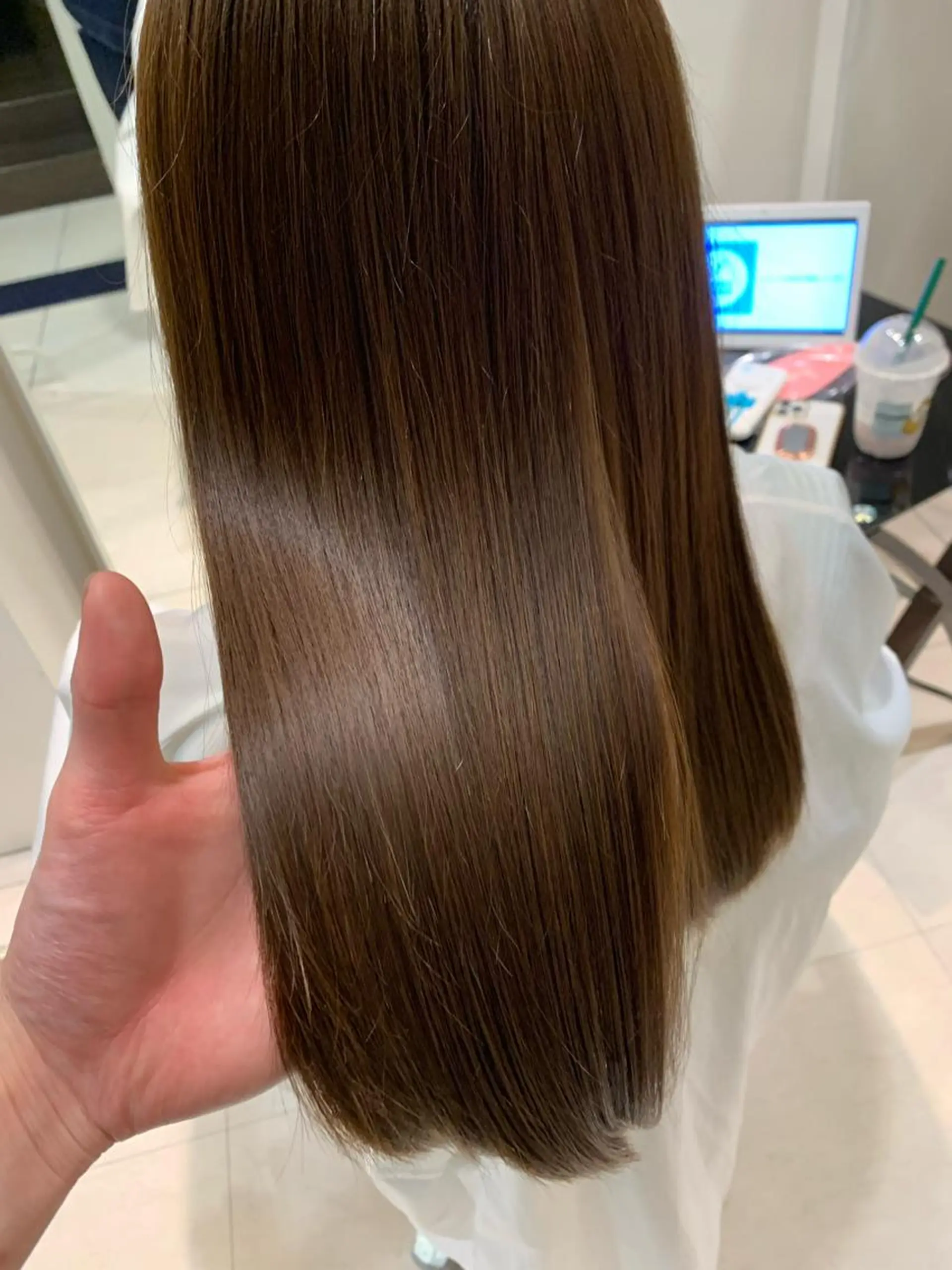 ミディアム 👑松山ストレート/ メンズヘア/龍仁👑のヘアスタイル