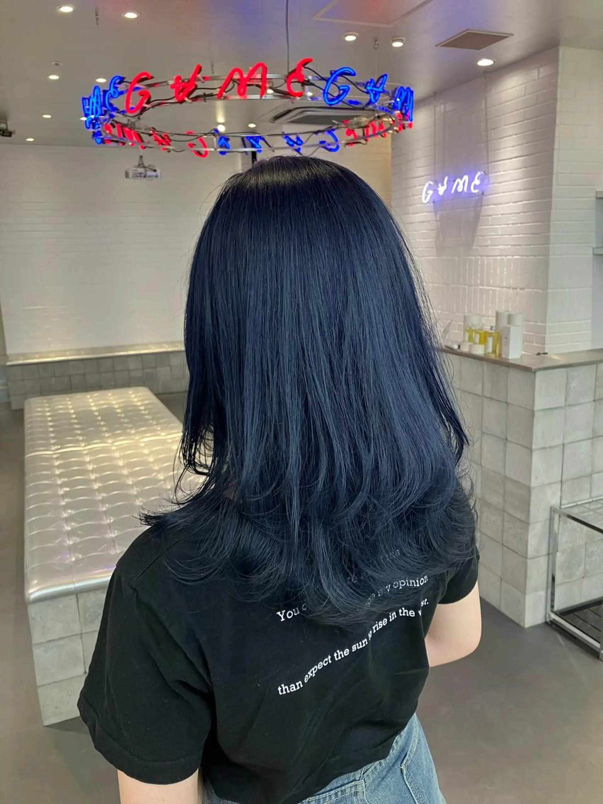 ミディアム カラー 🥣ミコト/ウルフ ハイトーン特化🥣のヘアスタイル