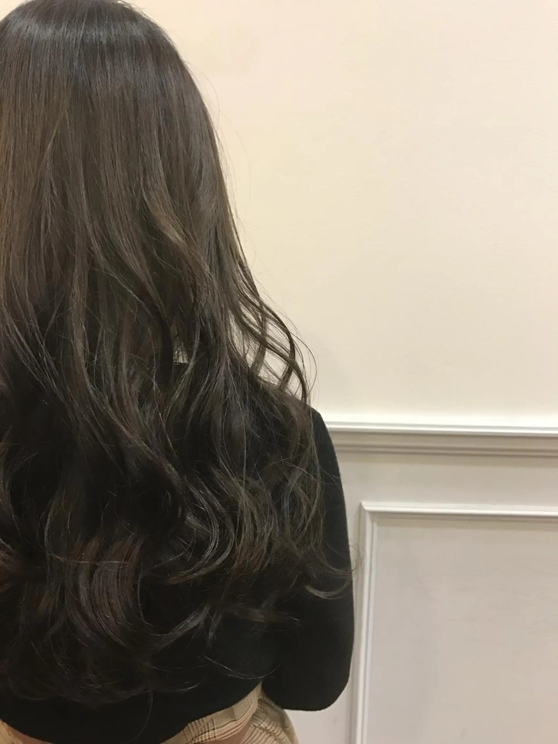 ロング カラー ひろせ かなのヘアスタイル