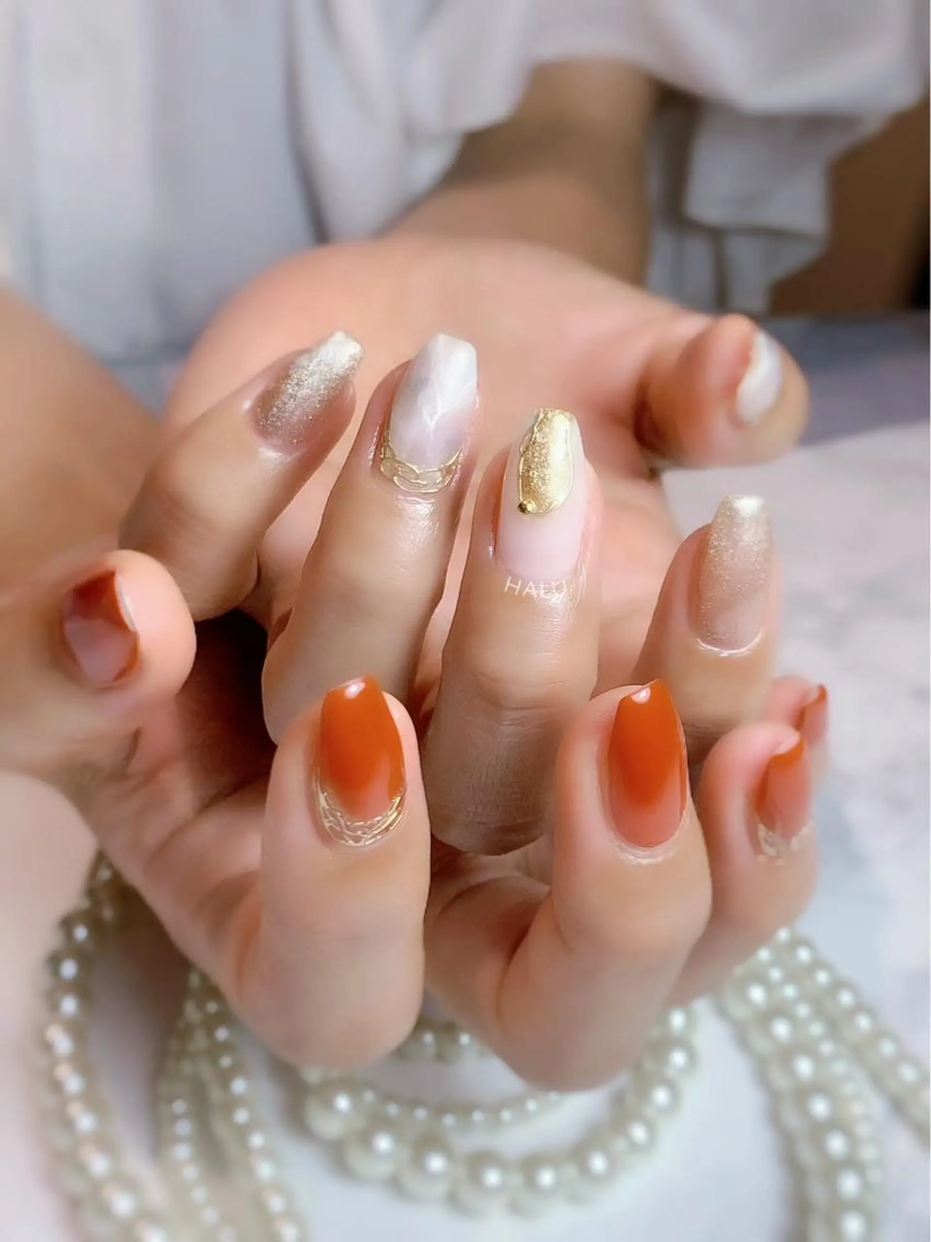 ネイル ニュアンスネイル HALU ハルのネイルデザイン