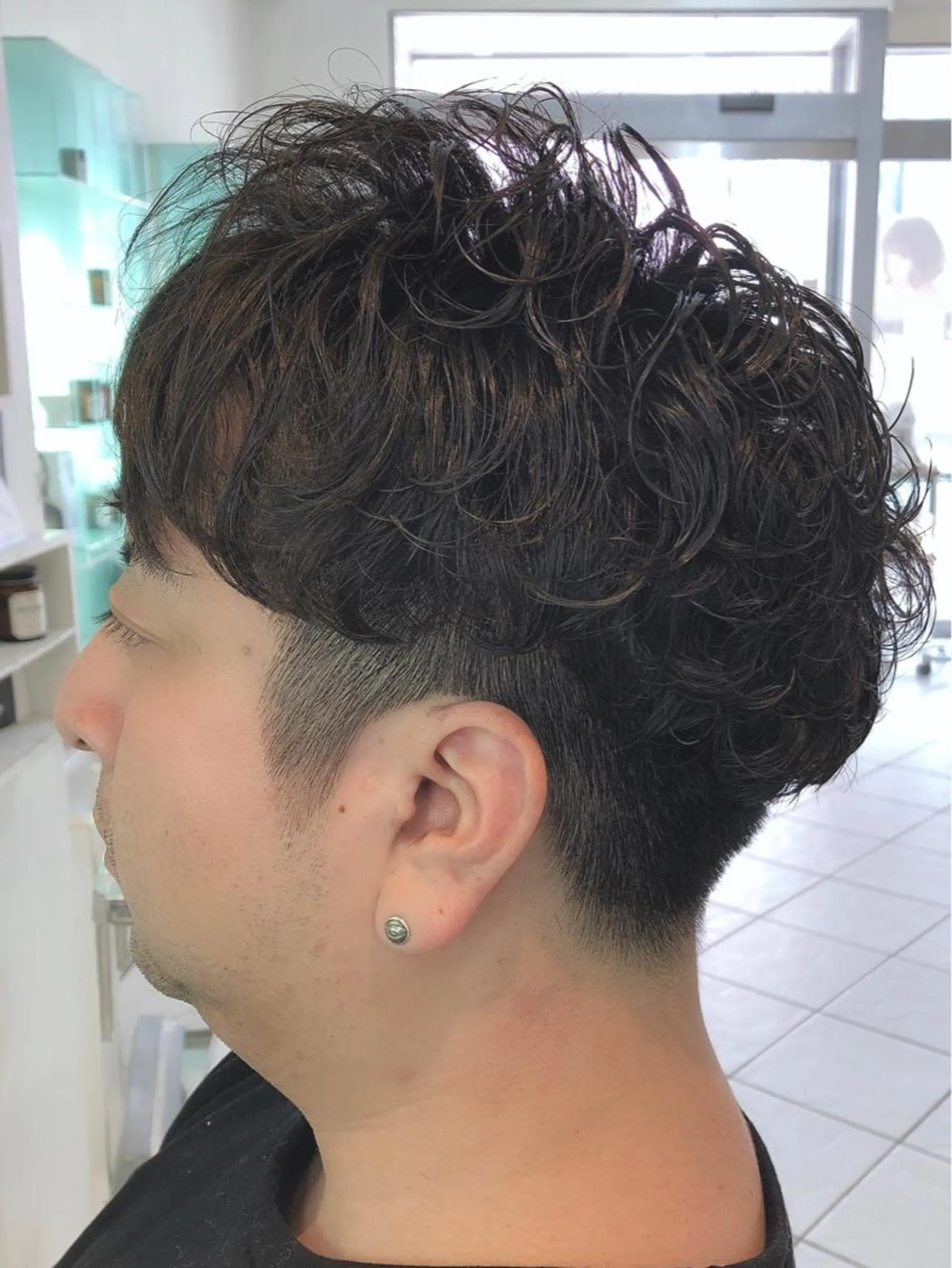 パーマ メンズ 保住 亮太のヘアスタイル