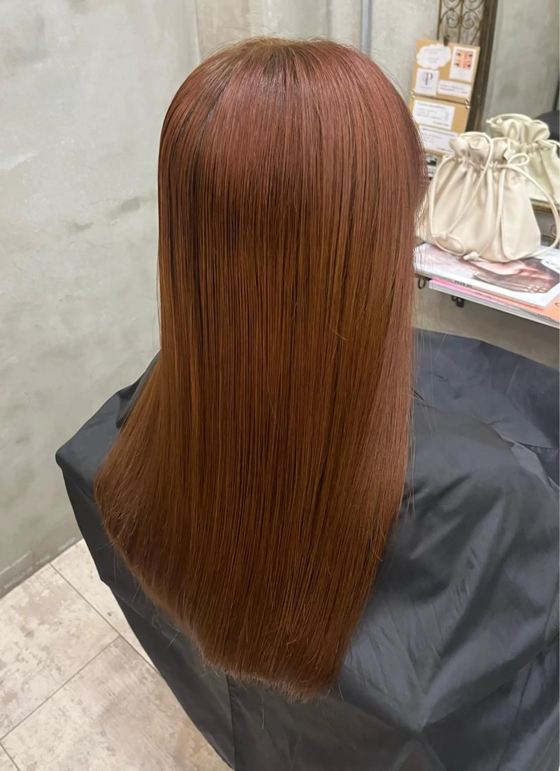 ロング カラー 艶髪/ハイトーン/ ヘアセット/モエノのヘアスタイル
