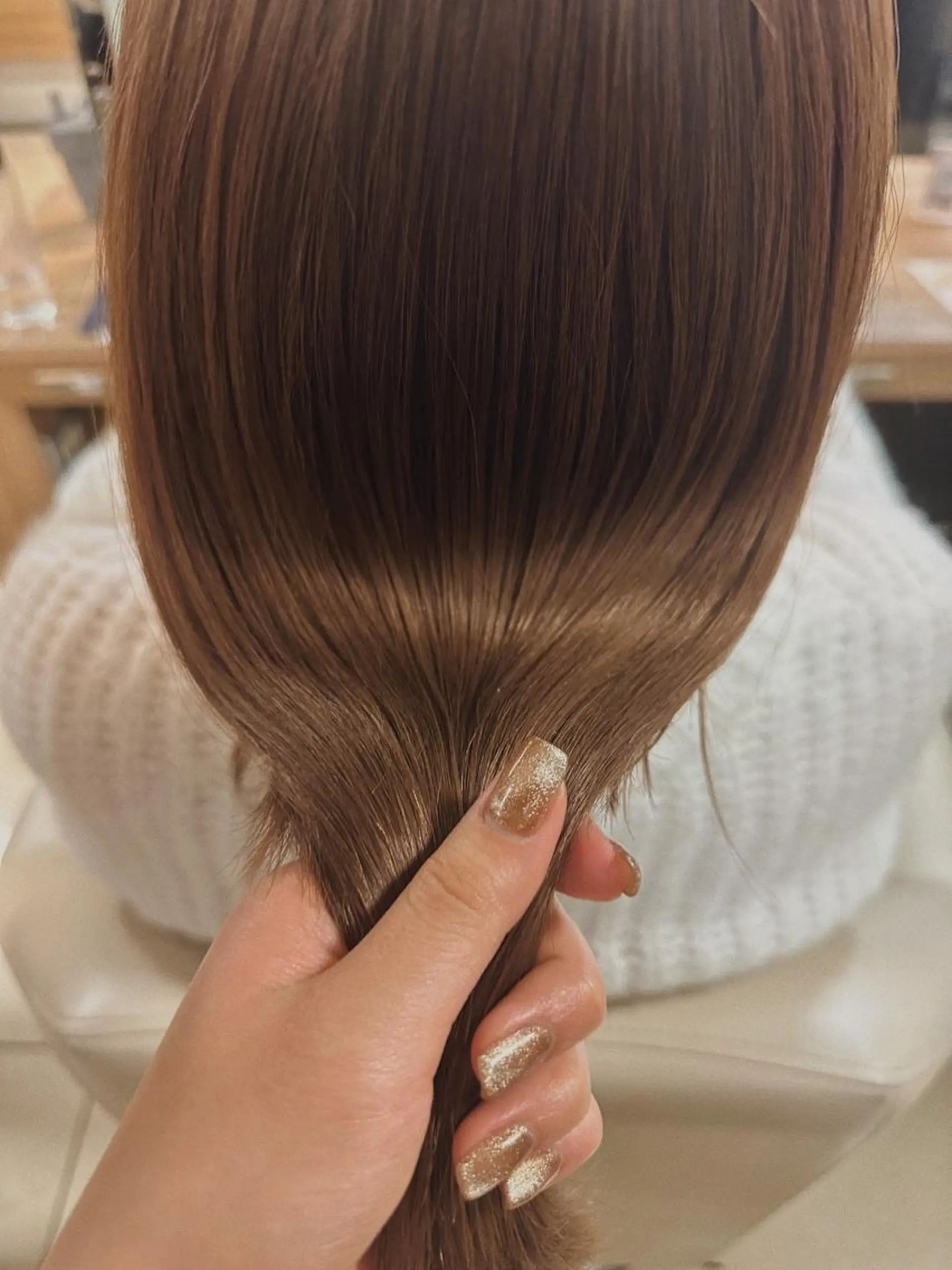 ロング カラー ブリーチカラー/ベー ジュ/Hono🦖のヘアスタイル