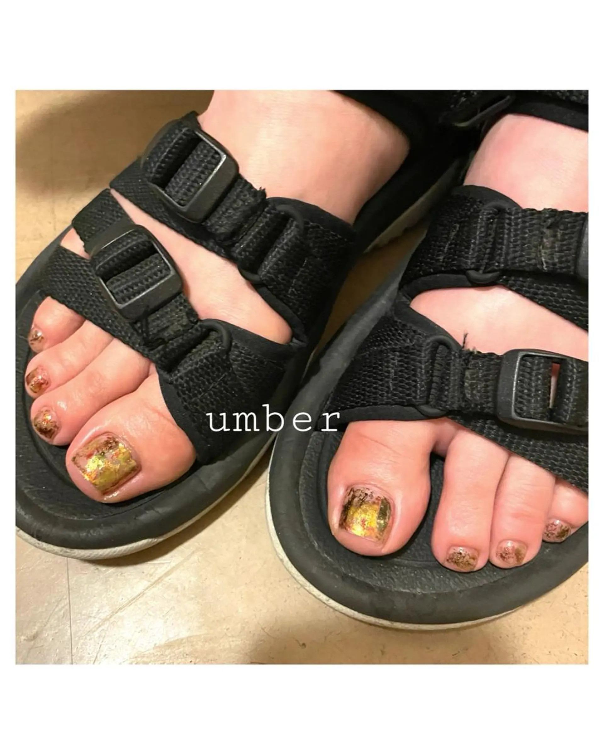 ネイル クリアネイル フラッシュネイル フットネイル フレンチネイル マグネットネイル ハンドネイル umber 三茶1分のネイルデザイン