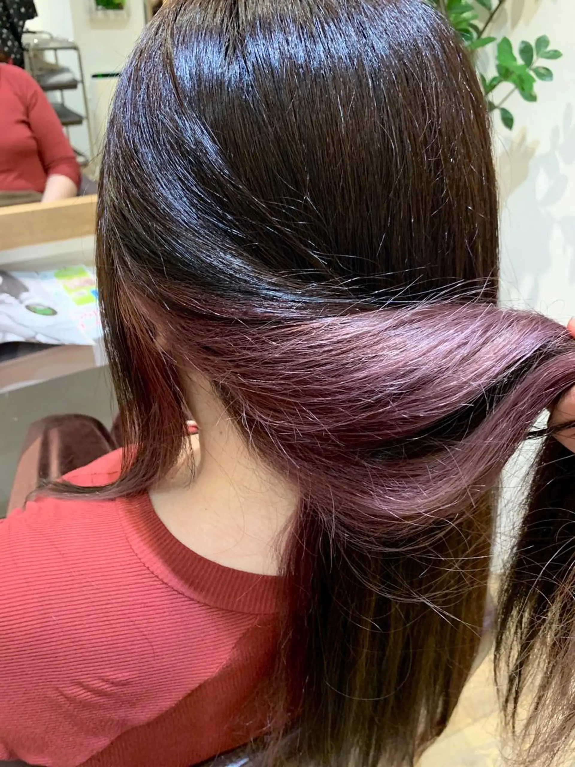ロング カラー イルミナカラー パープルカラー ショート×カラー 🦊堀米早紀【荻窪】のヘアスタイル