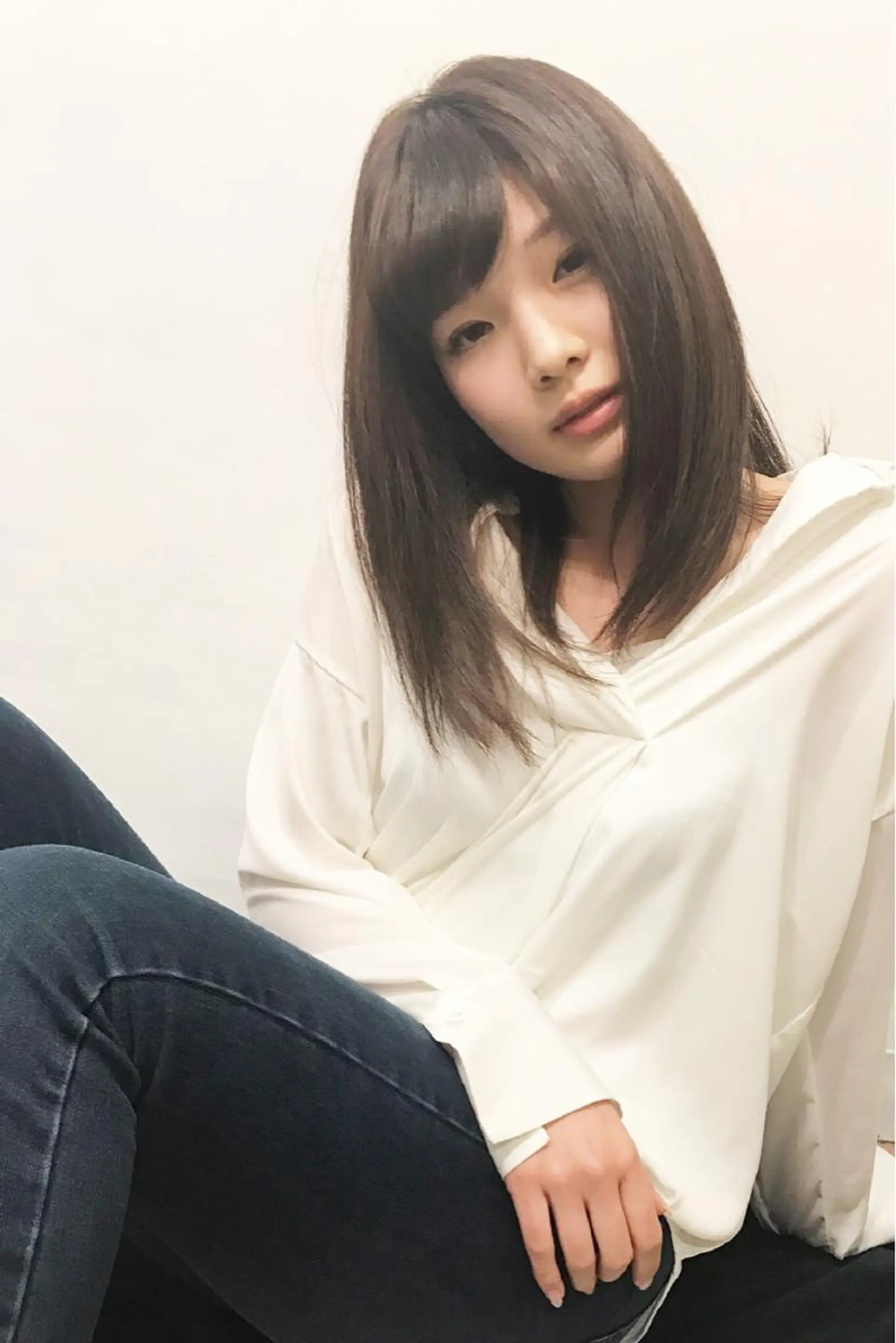 ロング カラー ロングレイヤー イルミナカラー レイヤーカット ロング Repos SENDAI所属・⭐️バッサリカット モデル募集⭐️佐野のヘアスタイル