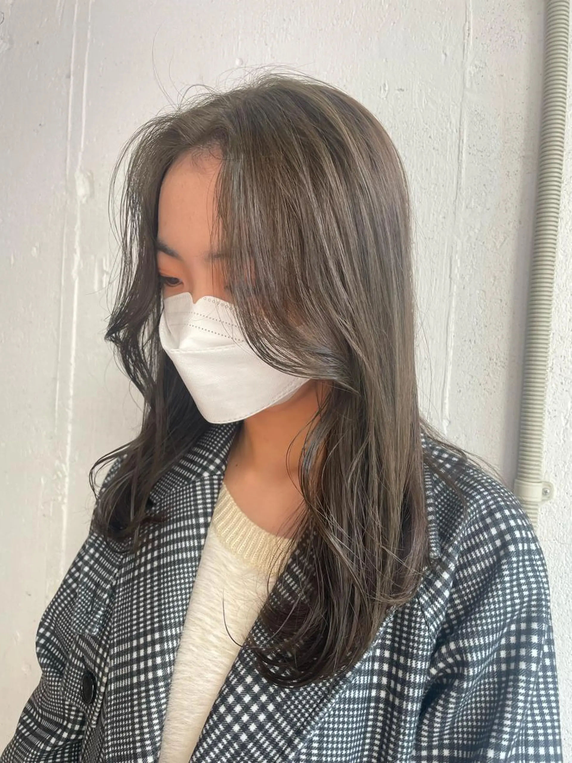 セミロング カラー ヘアカラー トリートメント hisano / ハイトーン･透明感のヘアスタイル