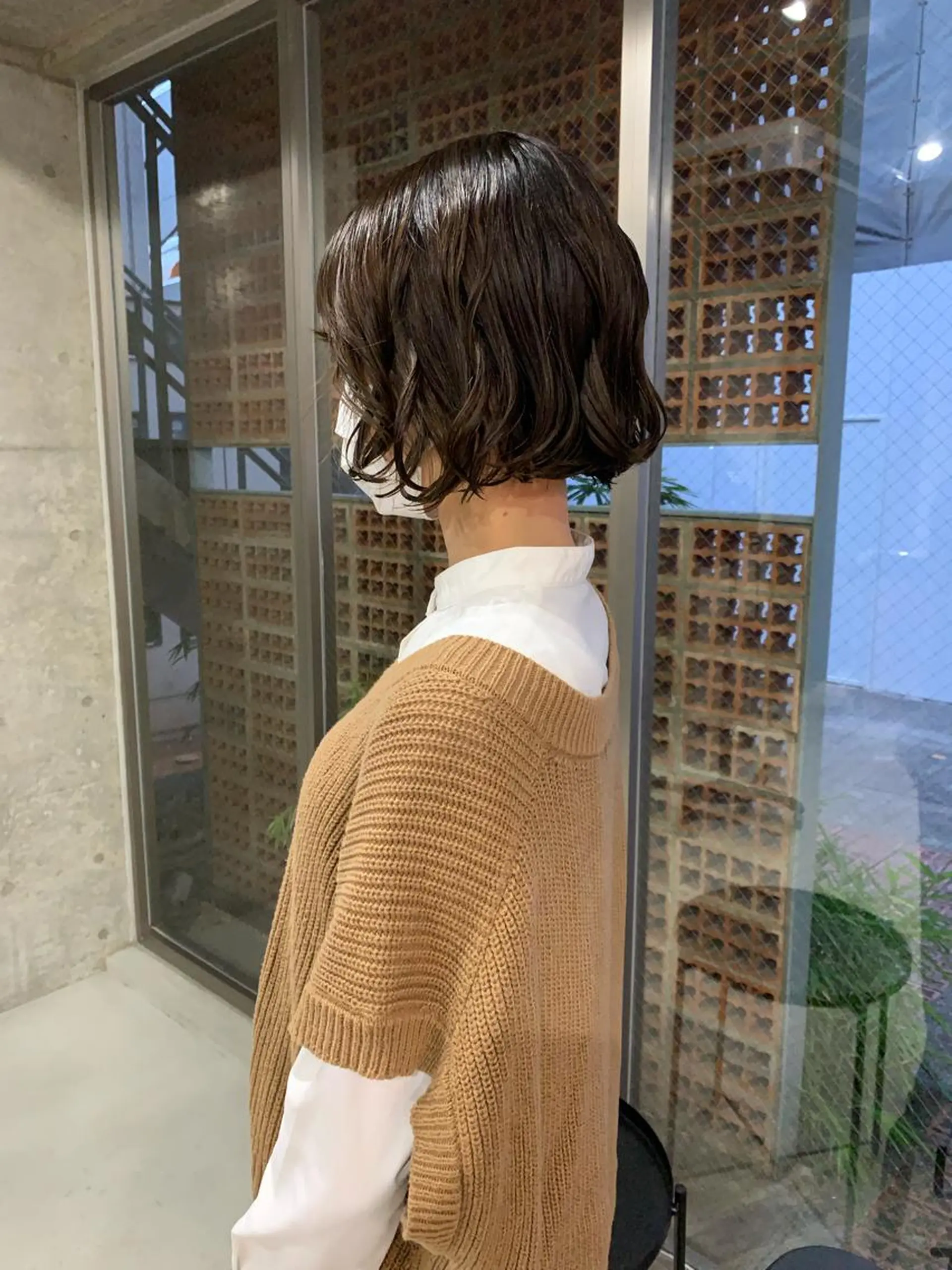 ショート パーマ ボブパーマコテ巻き風 パーマNo1深江秀平のヘアスタイル