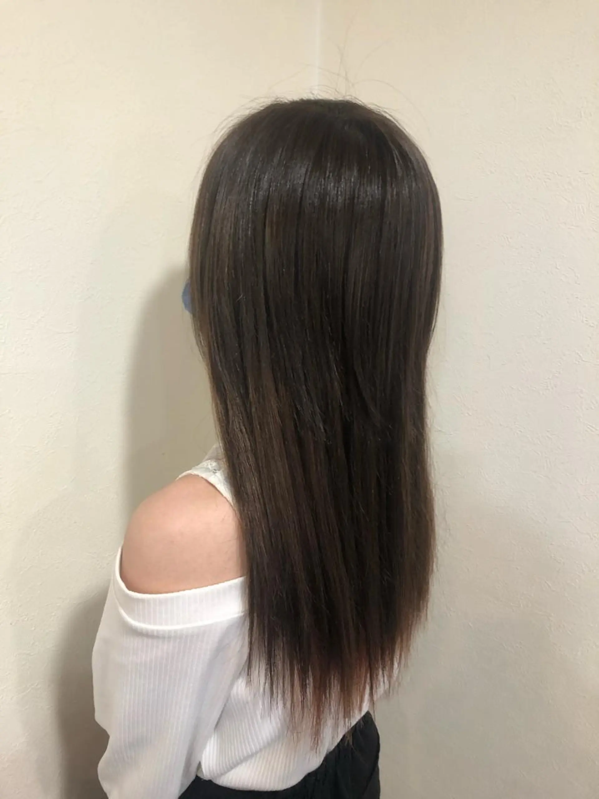 ロング ボブ エクステ ロング 工藤 綾華のヘアスタイル