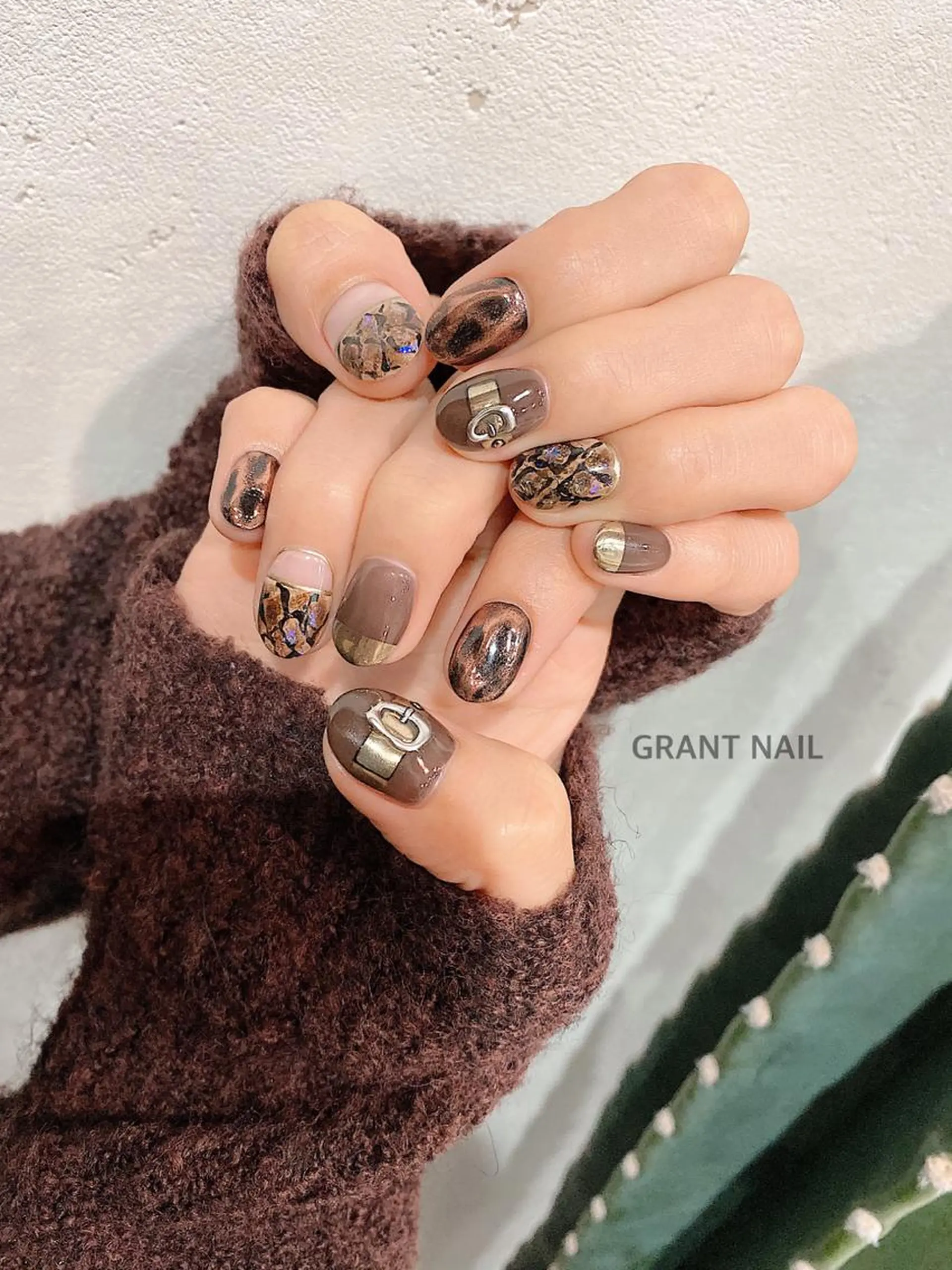 ネイル アートネイル クリアネイル ジェルネイル ニュアンスネイル GRANT NAIL 岩出店のネイルデザイン