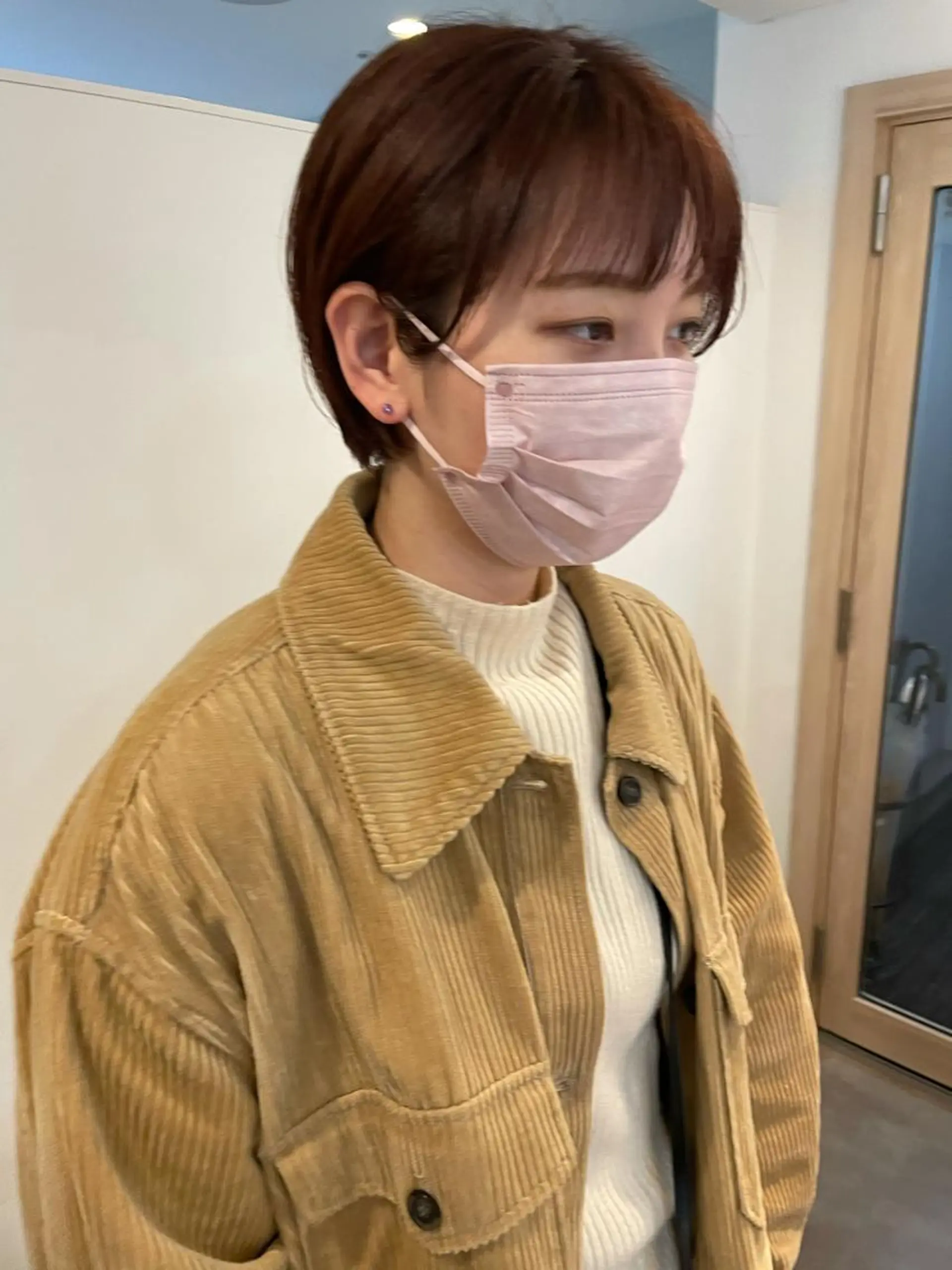 ショート 大迫 江梨のヘアスタイル