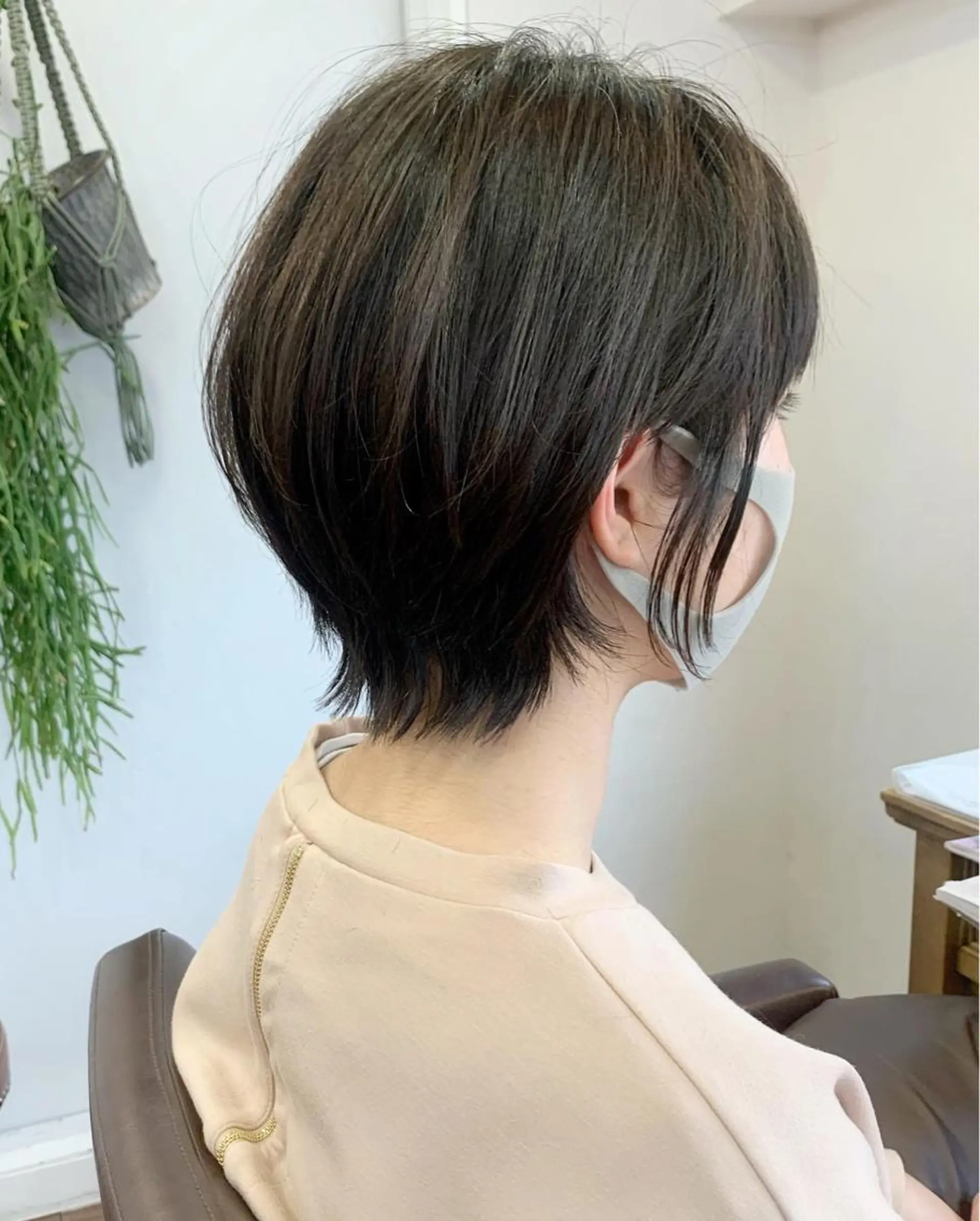 ショート カラー 縮毛矯正/ショート/ レイヤー/畑中正敏のヘアスタイル