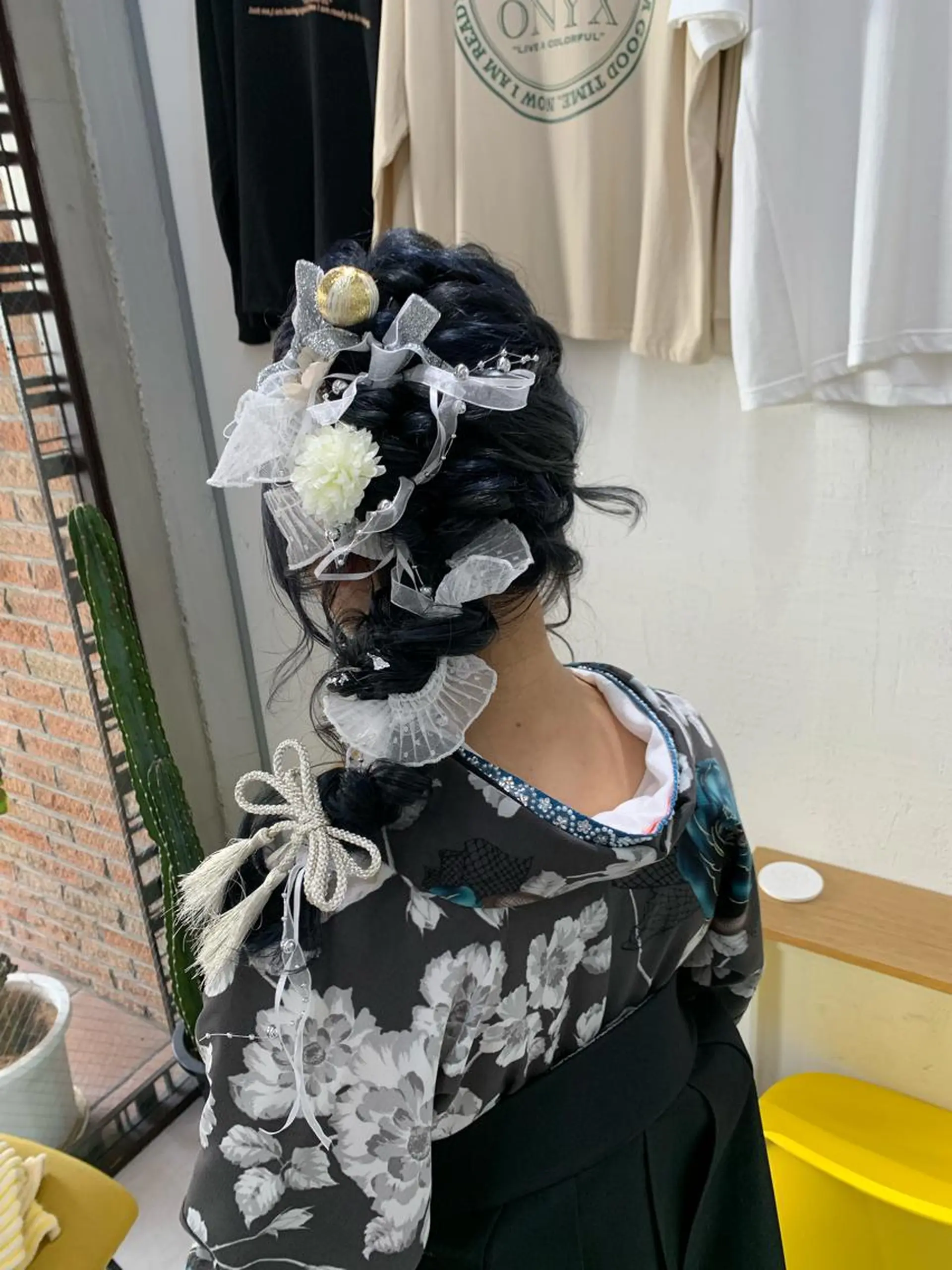 ロング ヘアアレンジ ヘアセット 卒業式ヘアセット🎀 ヘアアレンジのヘアスタイル