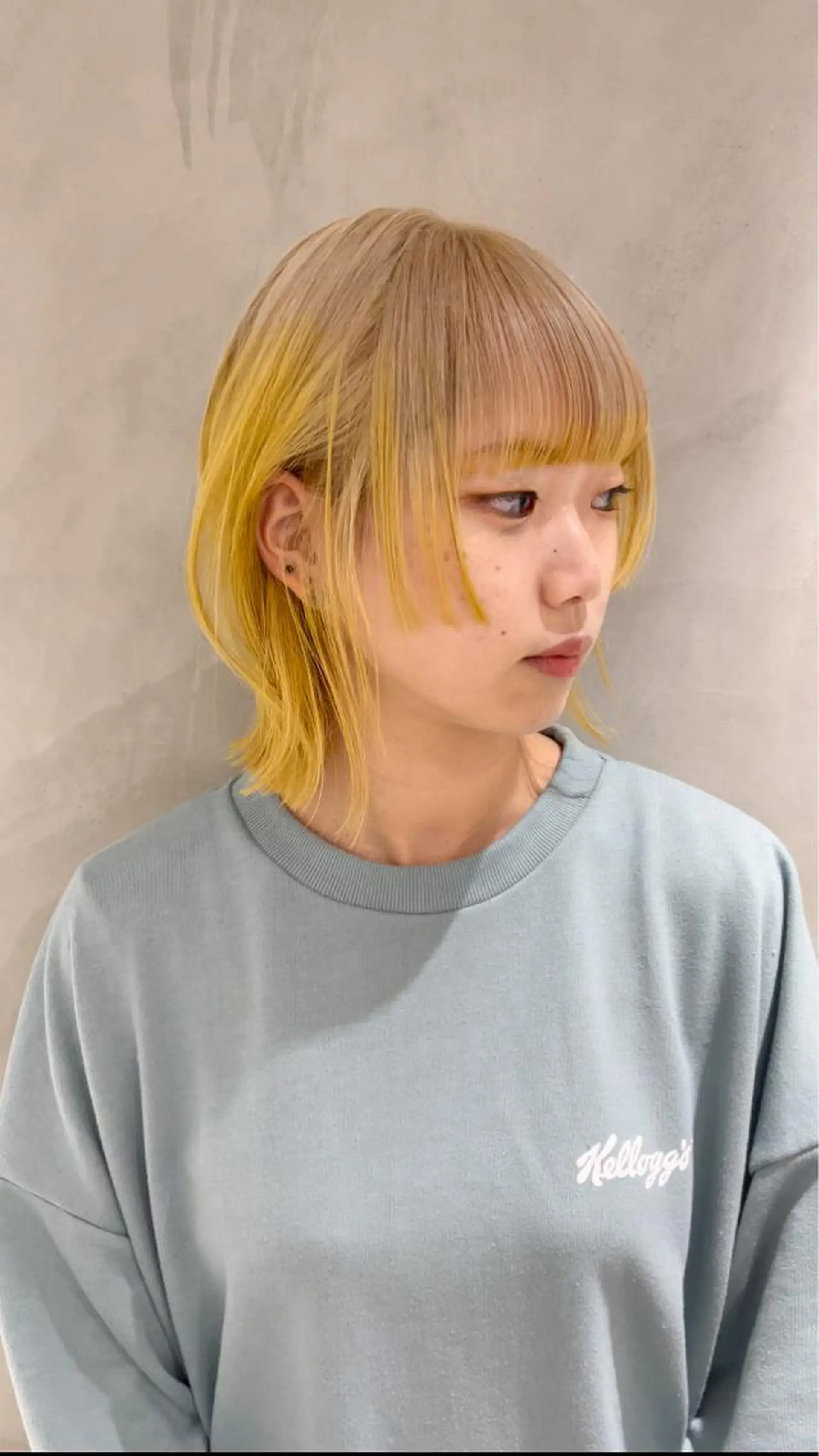 ミディアム カラー ボブ・韓国ヘア特化 美容師💕織茂ひかりのヘアスタイル