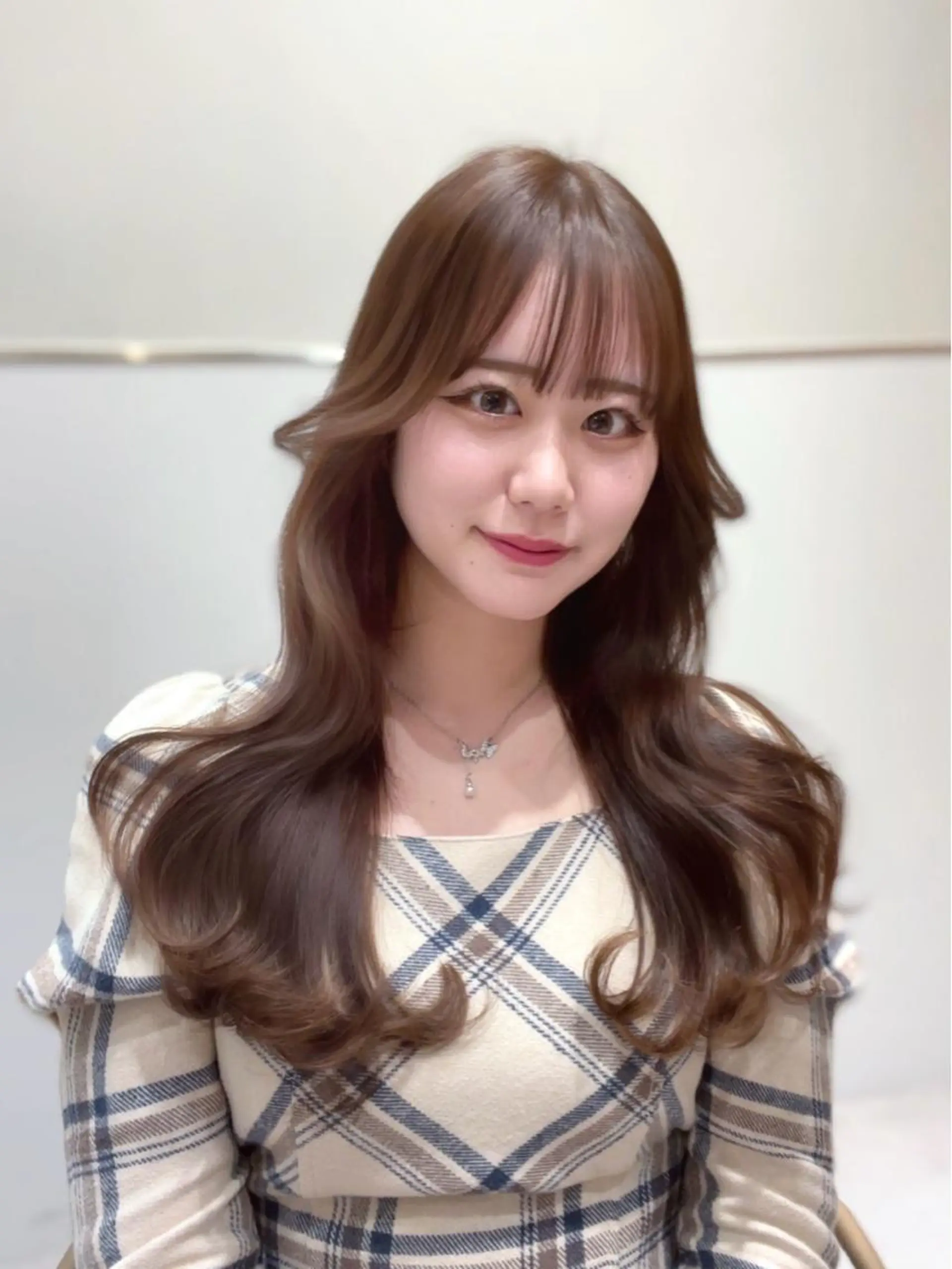 ロング カラー ヘアアレンジ Toiro所属・🤎小顔レイヤー /ベージュ🤎友香のヘアスタイル