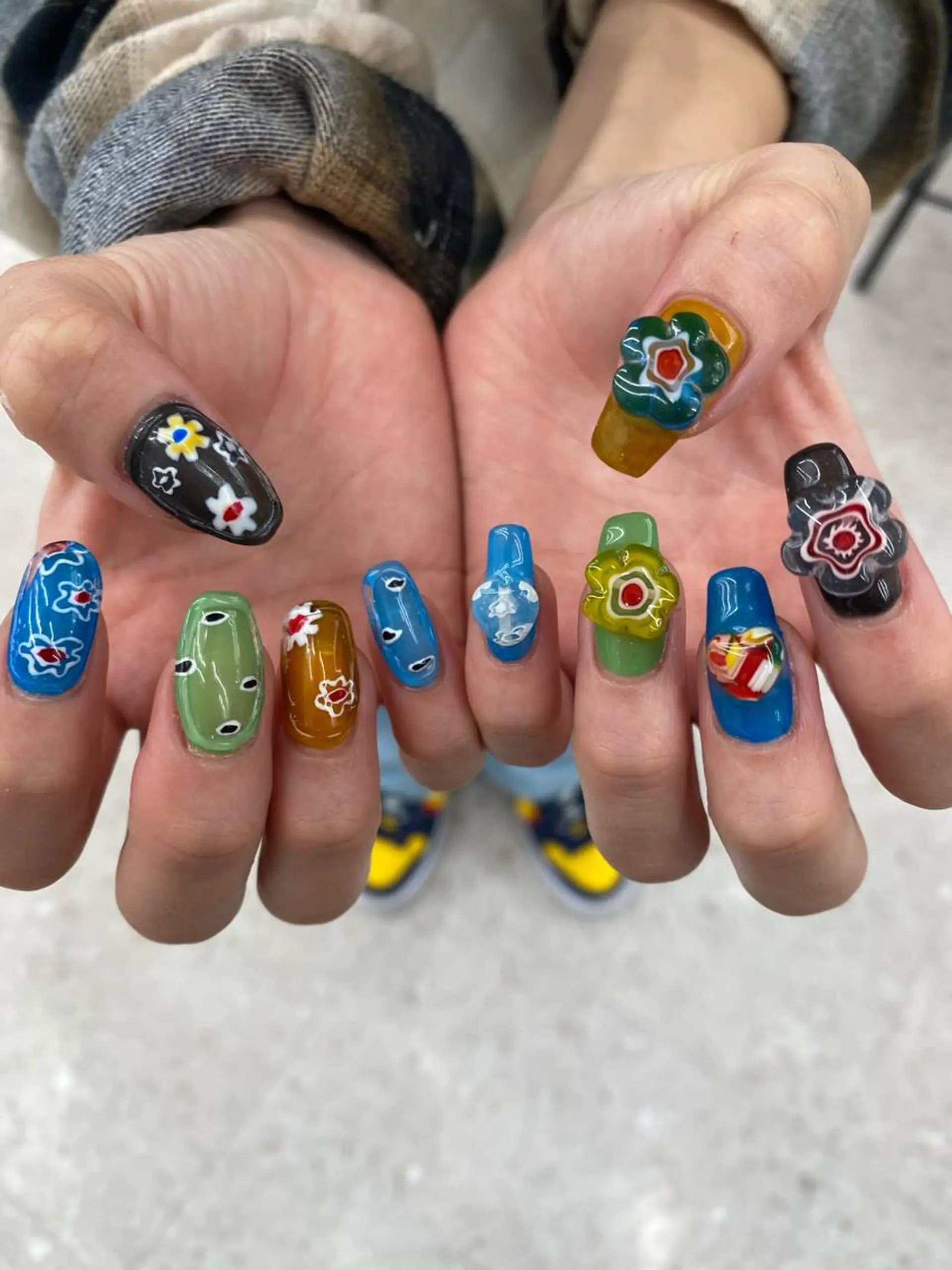 ネイル ハンドネイル 京都レイヤーカット/ 縮毛矯正/羽柴りくのヘアスタイル