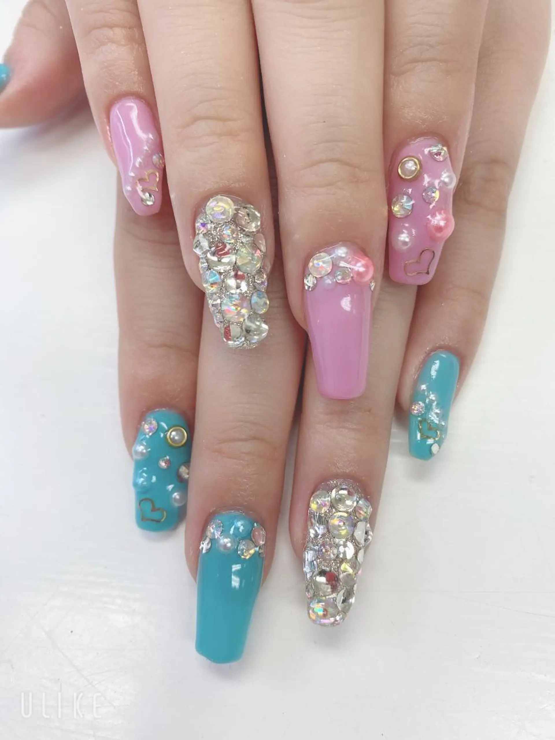 セミロング ハンドネイル JNA認定講師🌸 RIEのネイルデザイン