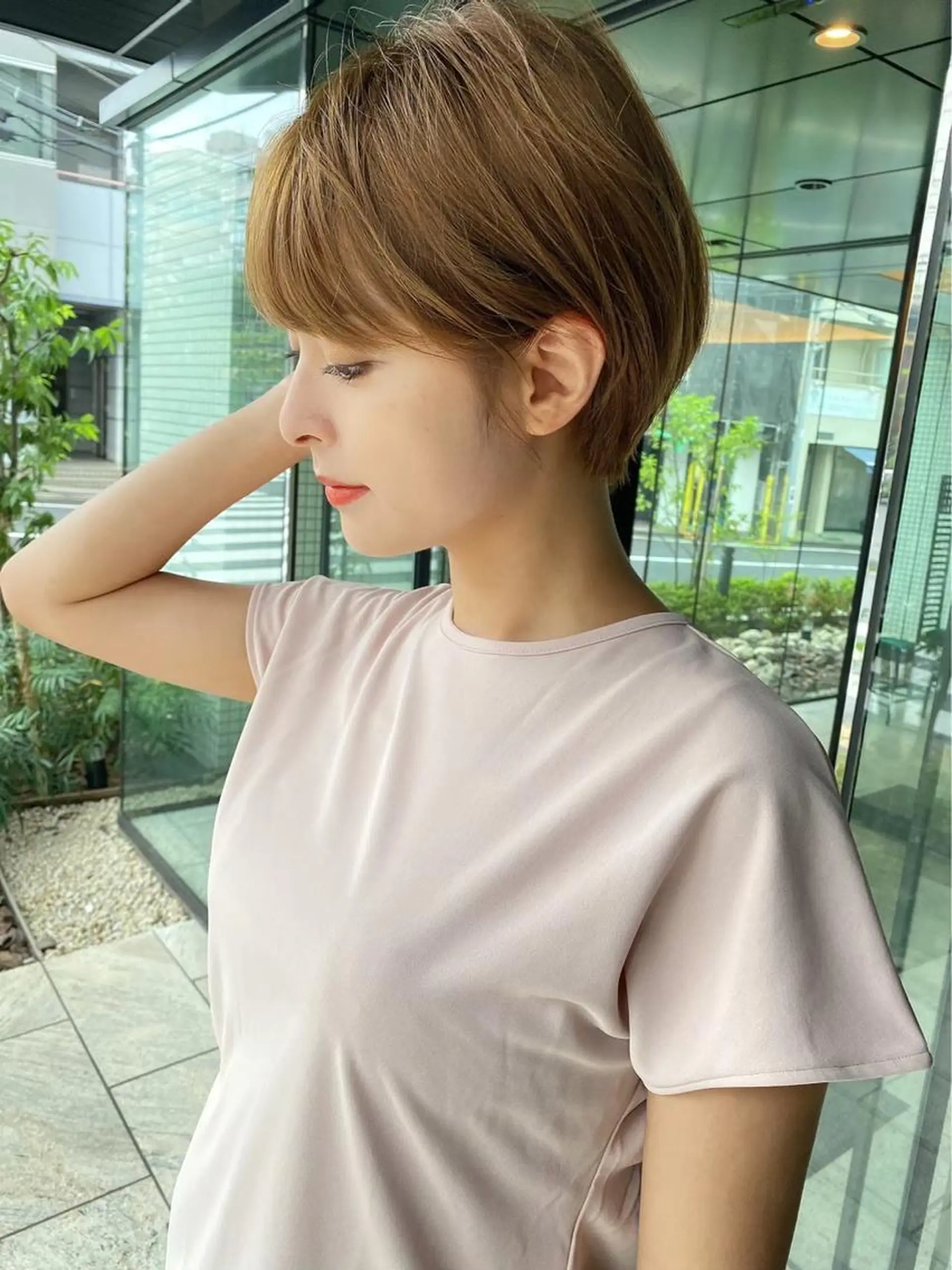 ショート カラー 似合わせ/小顔/ 韓国✨KAITOのヘアスタイル