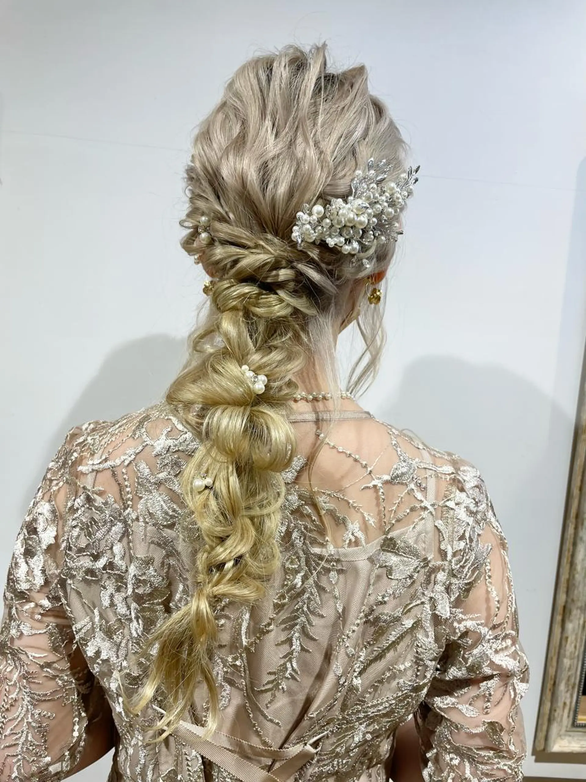 ロング ヘアアレンジ ヘアセット ヘアアレンジ にいた　かづしげのヘアスタイル